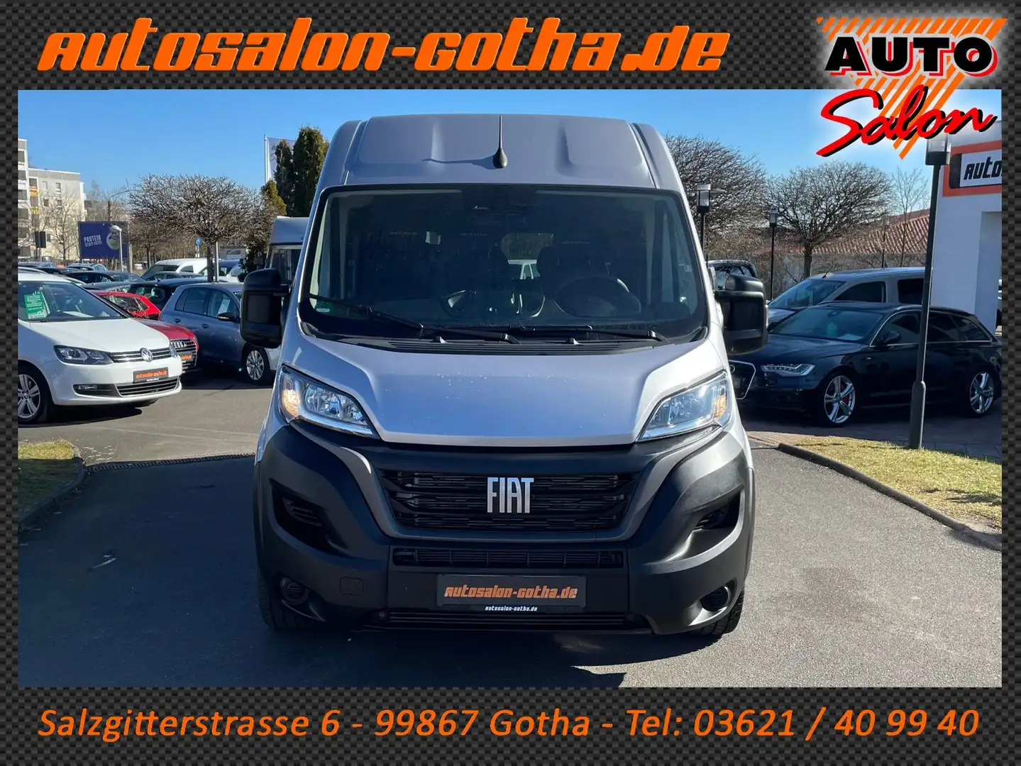 Fiat Ducato Hochr.-Kombi 33 140 L2H2 9-Sitzer MwSt19% Серебристый - 2