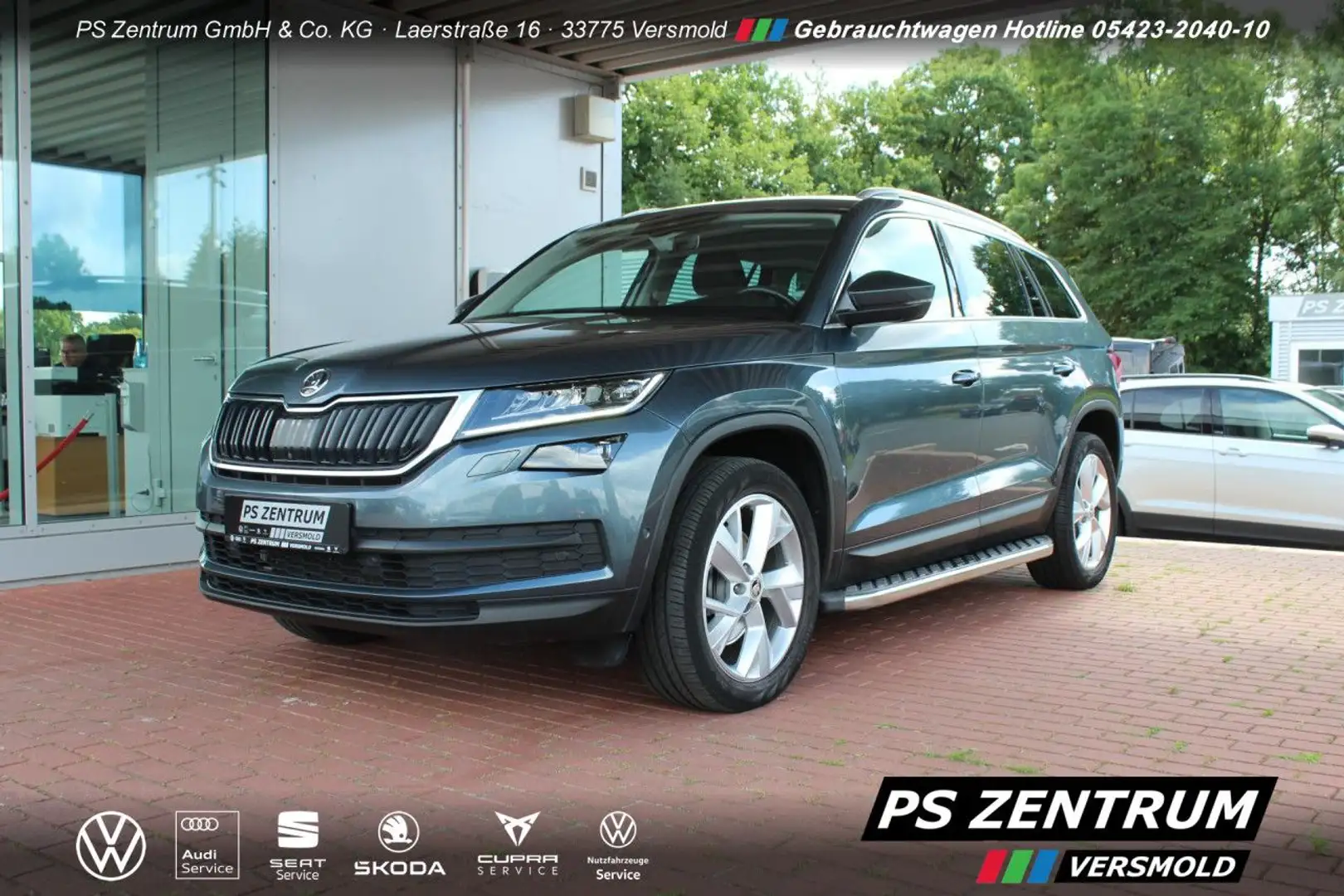 Skoda Kodiaq Style 2.0 TDI DSG 4x4 DCC, 7-SITZER, ACC, Grau - 1