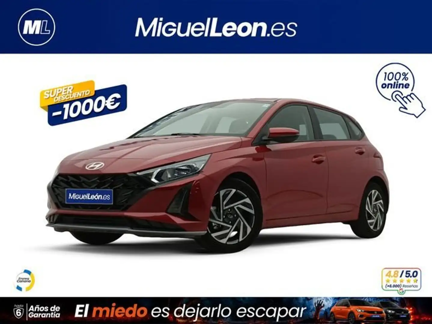 Hyundai i20 1.2 MPI Klass Rojo - 1