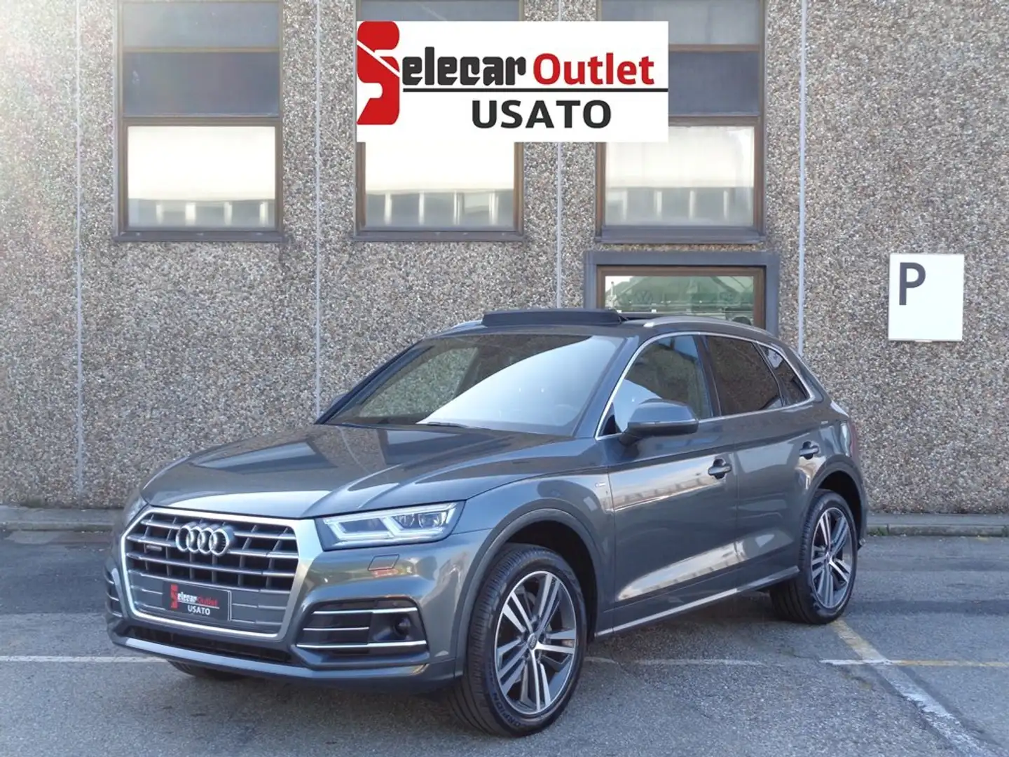 Audi Q5 40 TDI quattro S tronic S line plus Grau - 1