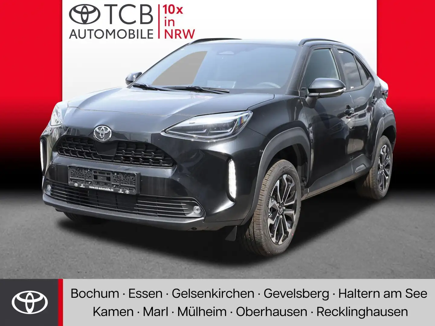 Toyota Yaris Cross 1.5 Hybrid Teamplayer NAVI SHZ PDC Noir - 1