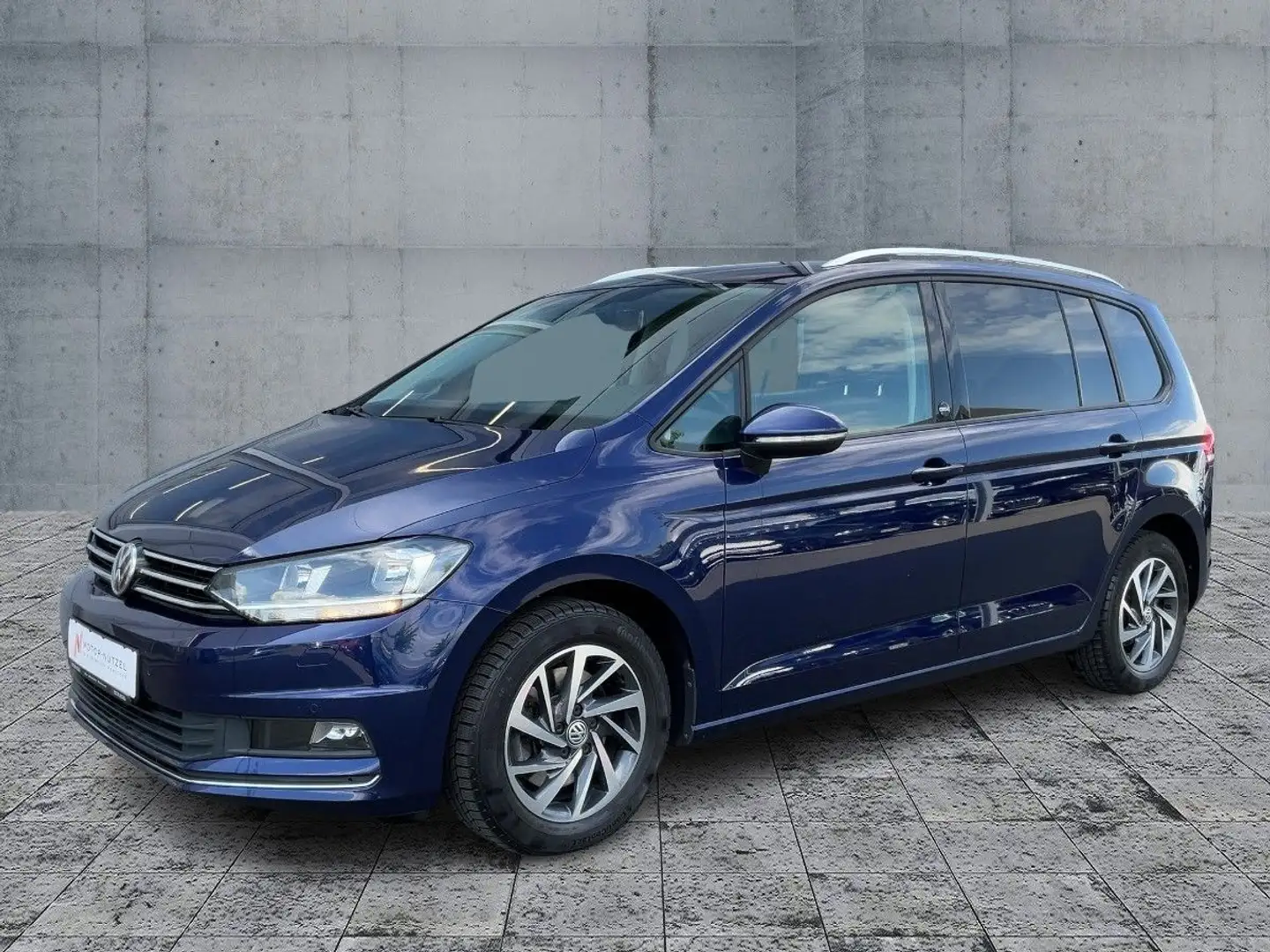 Volkswagen Touran 1.4 TSI SOUND NAVI+ACC+RFK+APP+7-SITZER Blau - 2