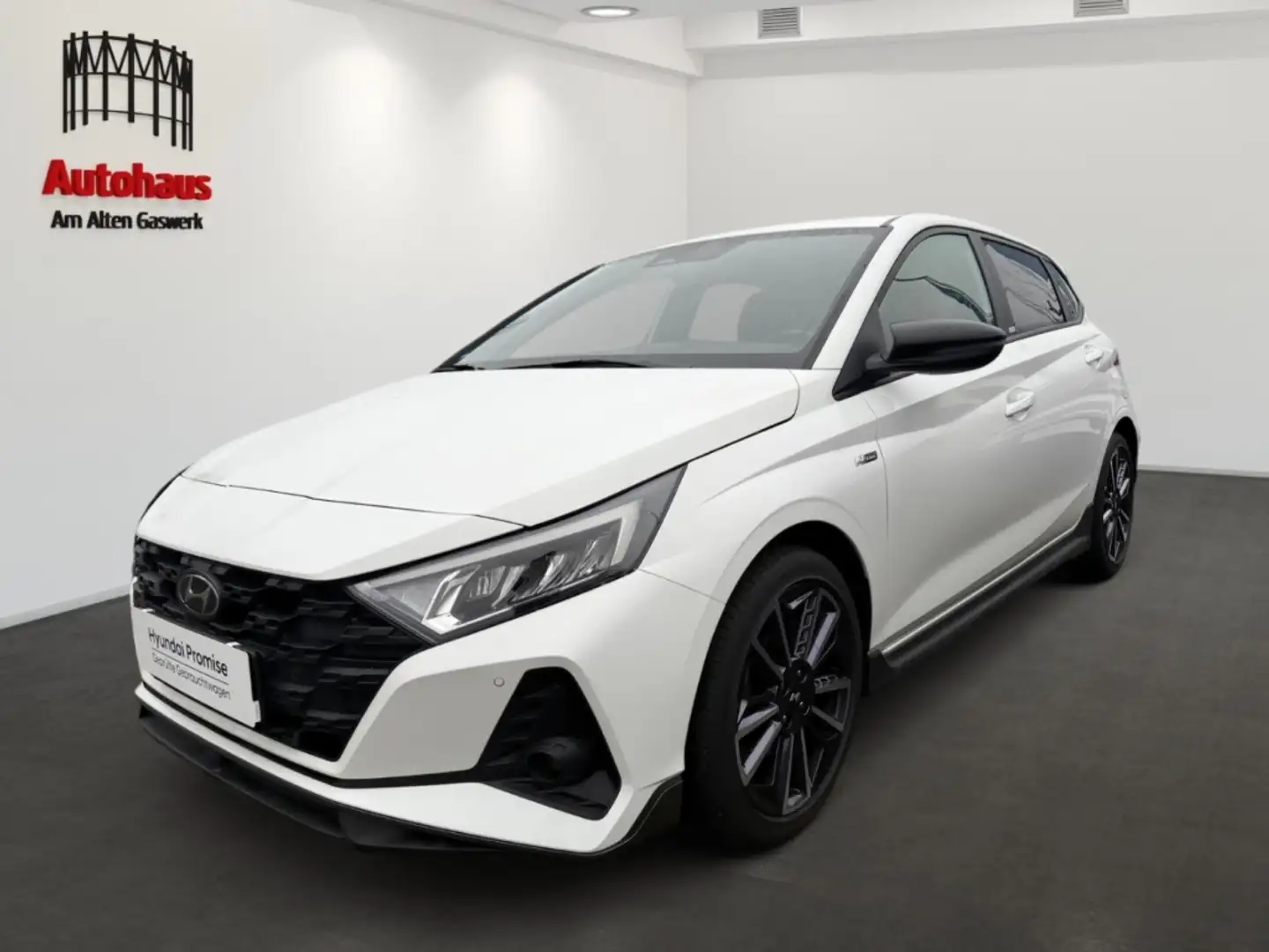 Hyundai i20 N LINE TOT-WINKEL-ASSI+ABSTANDSTEMPOMAT+NAVI+LED Alb - 1