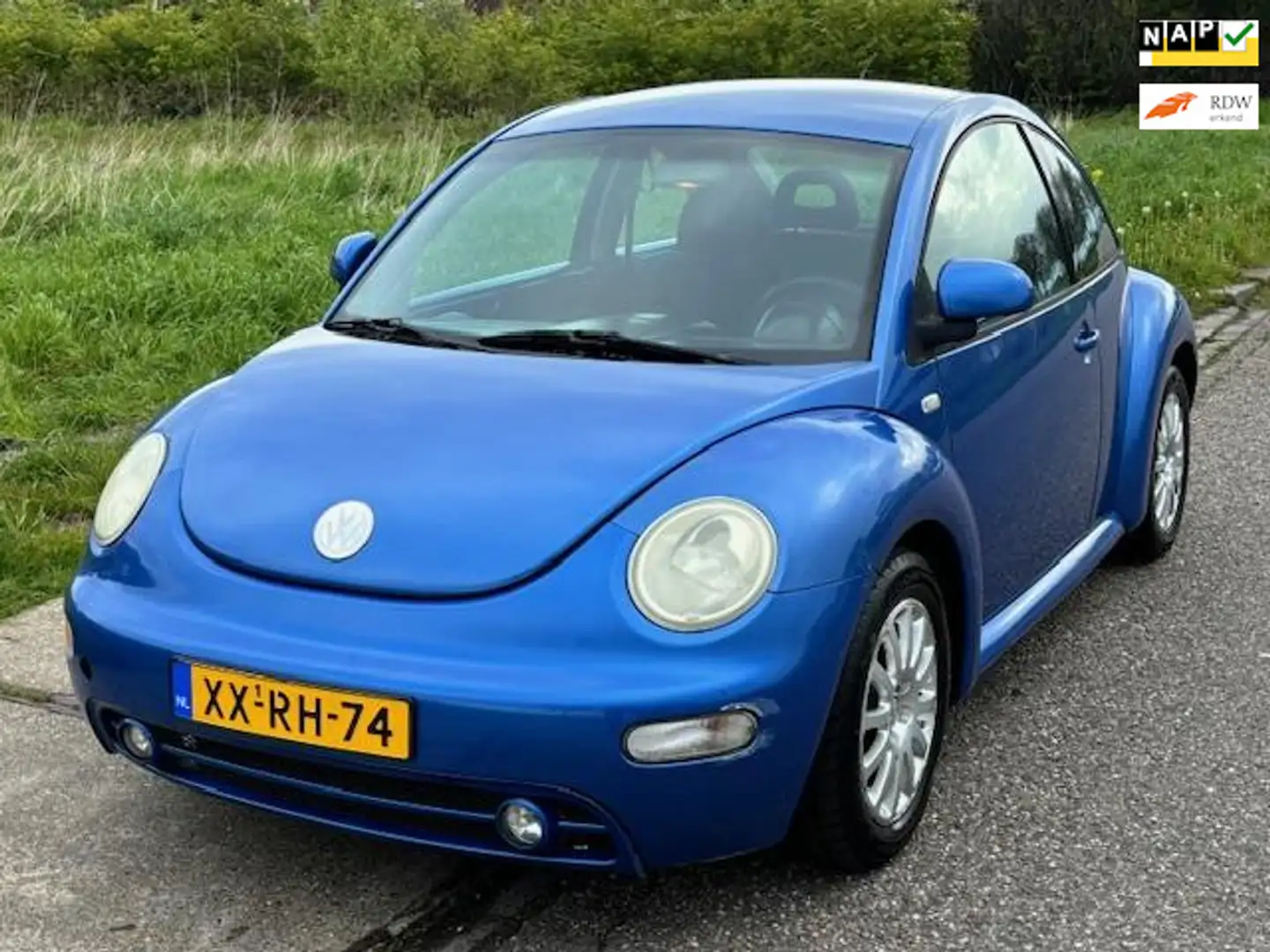 Volkswagen New Beetle 2.0 Highline Airco Electric pakket Audio/CD ABS Ge Kék - 1