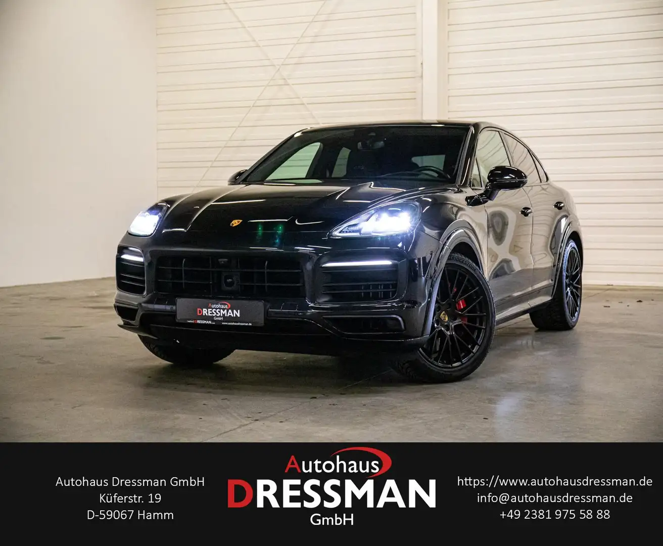 Porsche Cayenne Coupe GTS LED PANO HuD CHRONO BOSE 360° Schwarz - 1