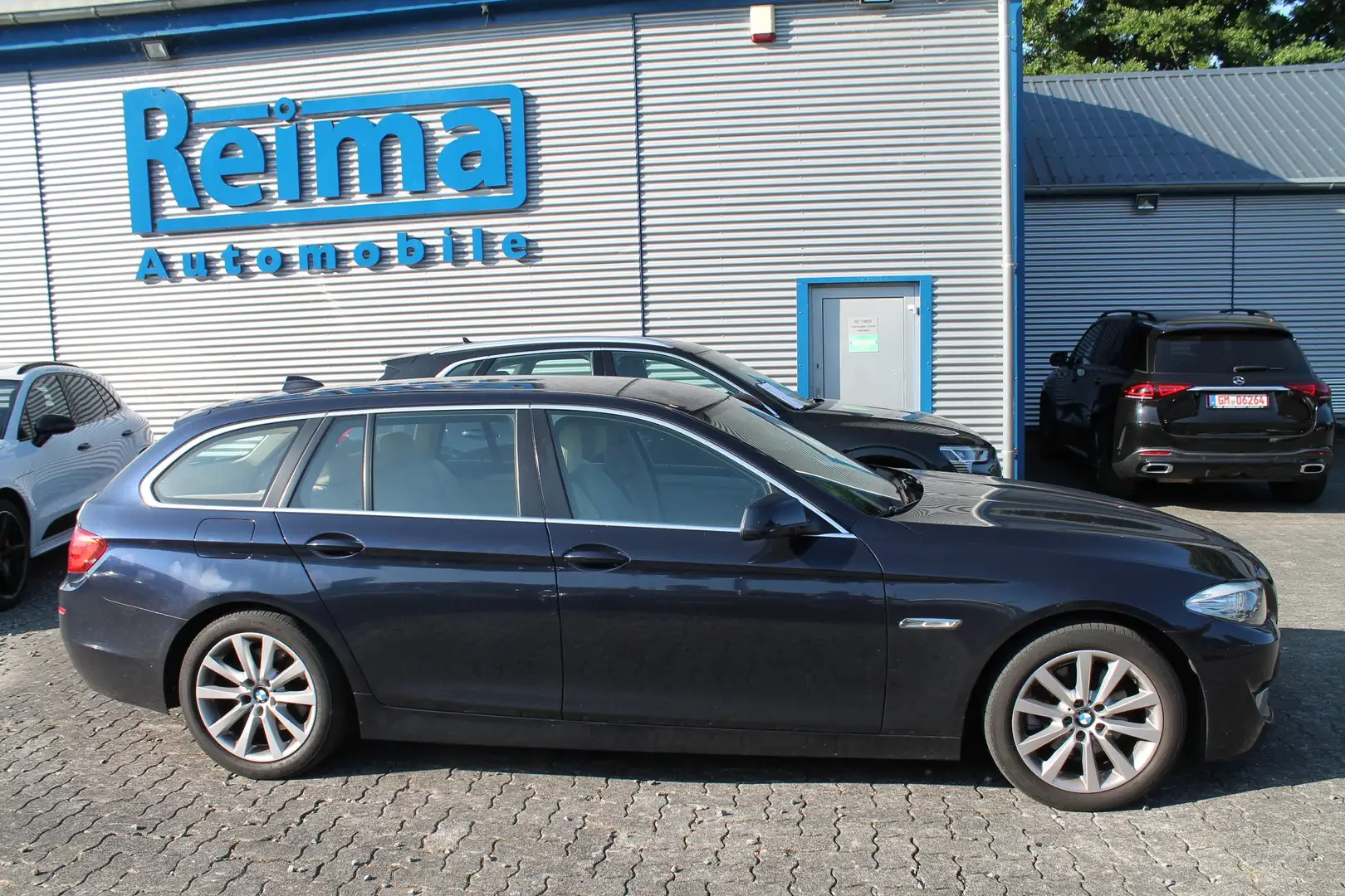 BMW 520 520 d Touring, Xenon, Navi, AHK Blauw - 1