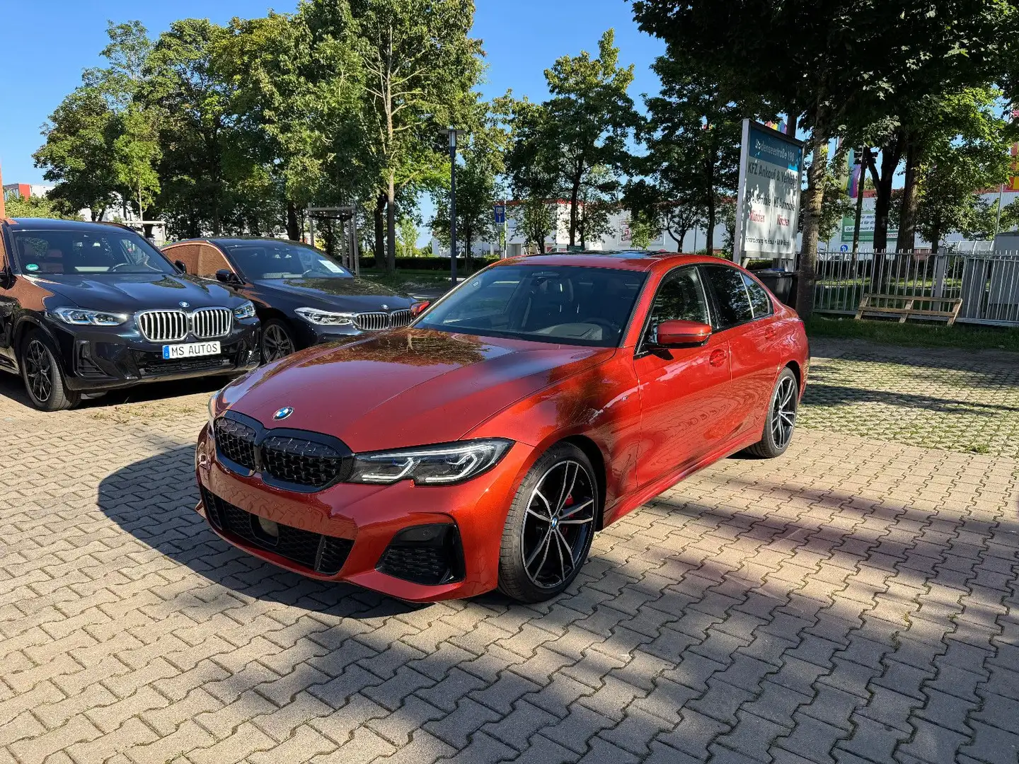BMW 340 xD*Msport*Glass-Dach*Head Up*Laserlicht Orange - 1