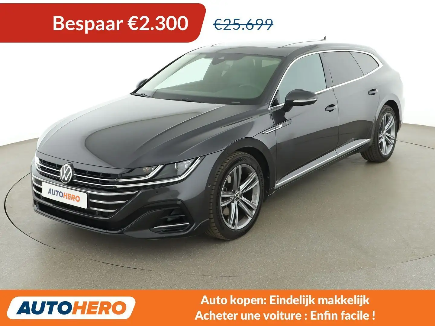 Volkswagen Arteon 2.0 TDI R-Line Gris - 1