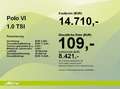 Volkswagen Polo VI 1.0 TSI United *PARKSENSOR*SITZH*APPCON* Wit - thumbnail 4