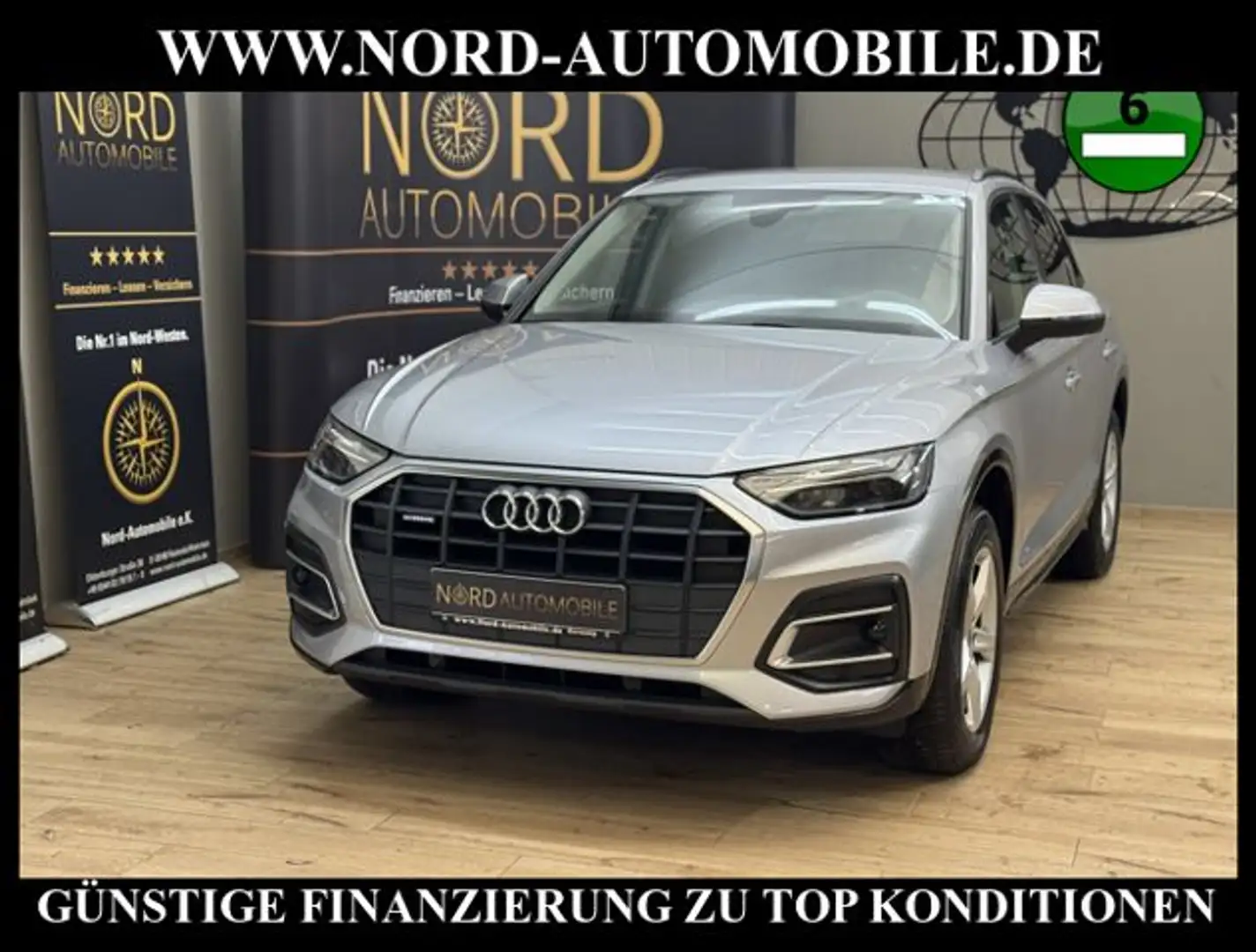 Audi Q5 40 TDI QU.S-Tronic Navi/LED/Virt.Cockpit/APS Срібний - 1