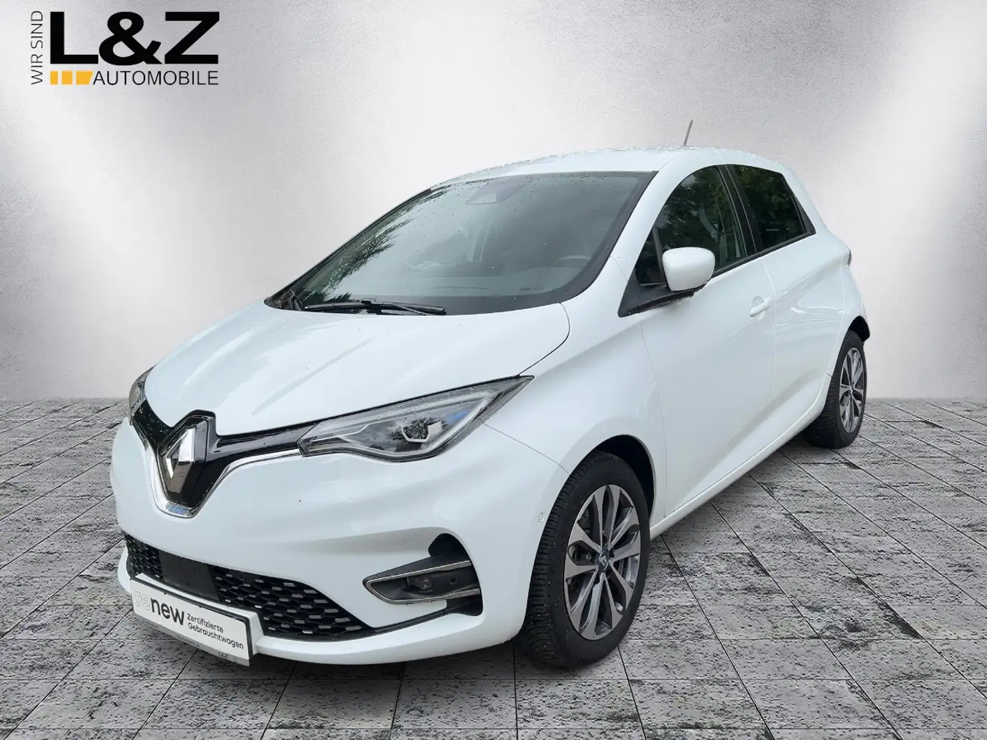 Renault ZOE R135 ZE50 Intens *Navi,PDC,SHZ,GJR* Kaufbatterie Weiß - 1