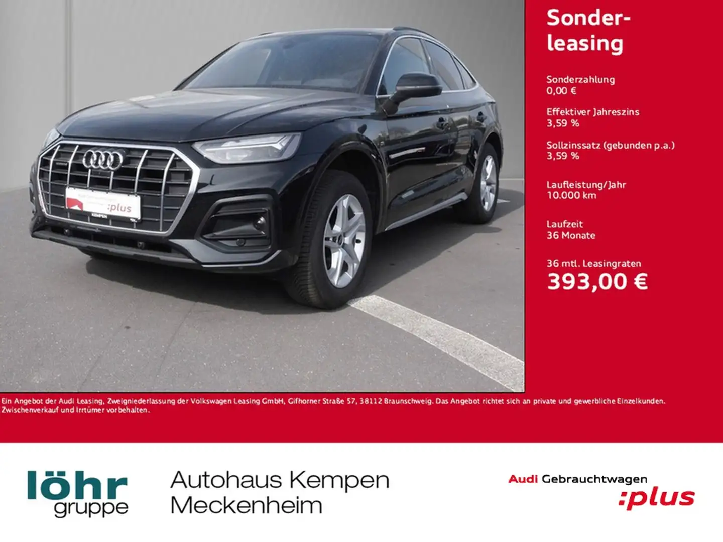 Audi Q5 Sportback 40 TDI quattro advanced AHK Panorama ... Schwarz - 1