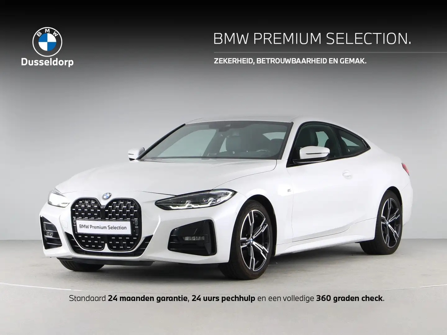 BMW 420 4 Serie Coupé 420i High Executive Blanc - 1