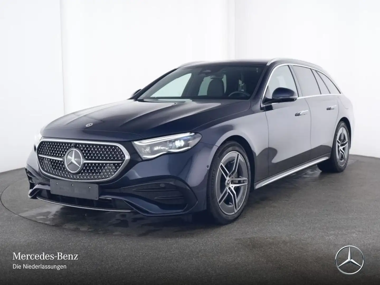 Mercedes-Benz E 300 e T AMG 360° Distr. AHK Spurhalt-Ass Memory Blau - 2