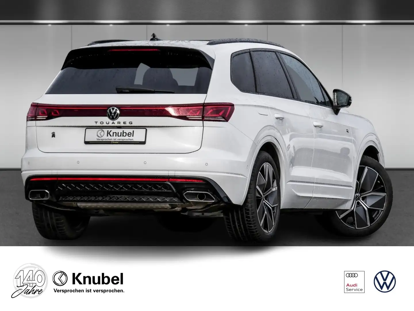 Volkswagen Touareg R-Line V6 TDI Luftf. Standh. AHK AreaView IQ.Li... Wit - 2