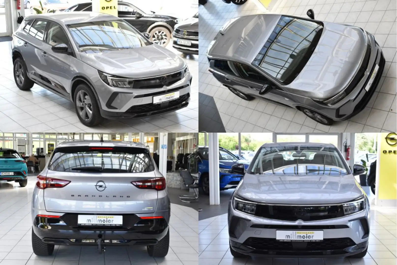 Opel Grandland 1.2T GS. NAVI AHK Kamera SHZ TotWinkel Grigio - 2