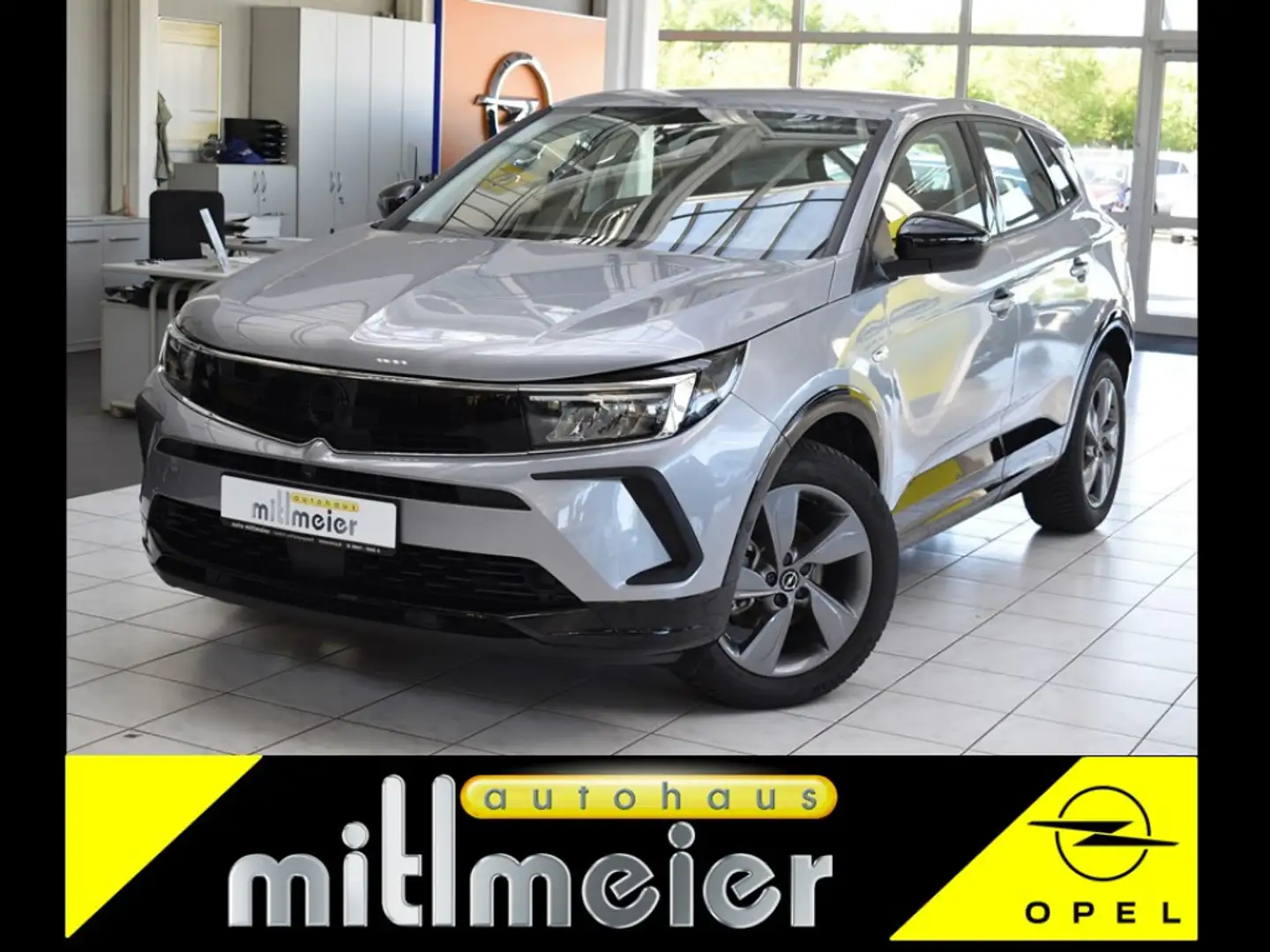 Opel Grandland 1.2T GS. NAVI AHK Kamera SHZ TotWinkel Grigio - 1