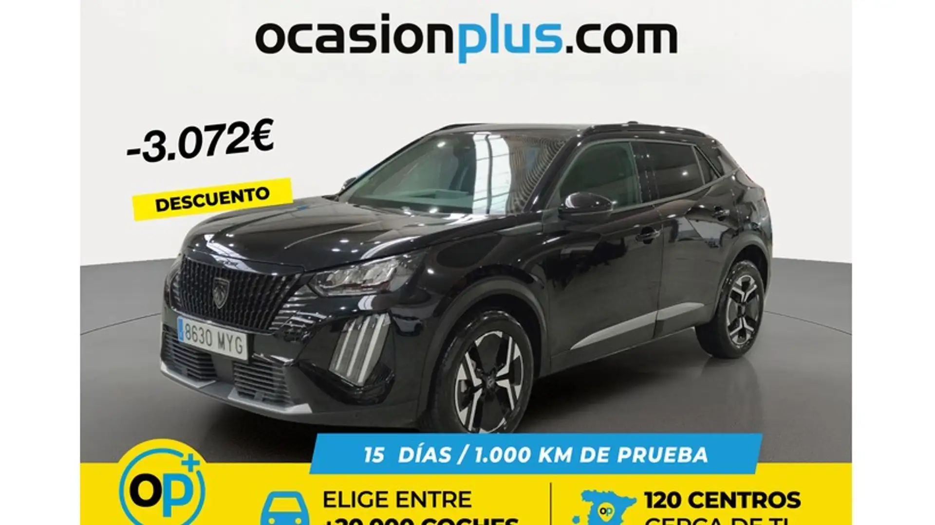 Peugeot 2008 1.2 PureTech S&S Allure 100 Schwarz - 1