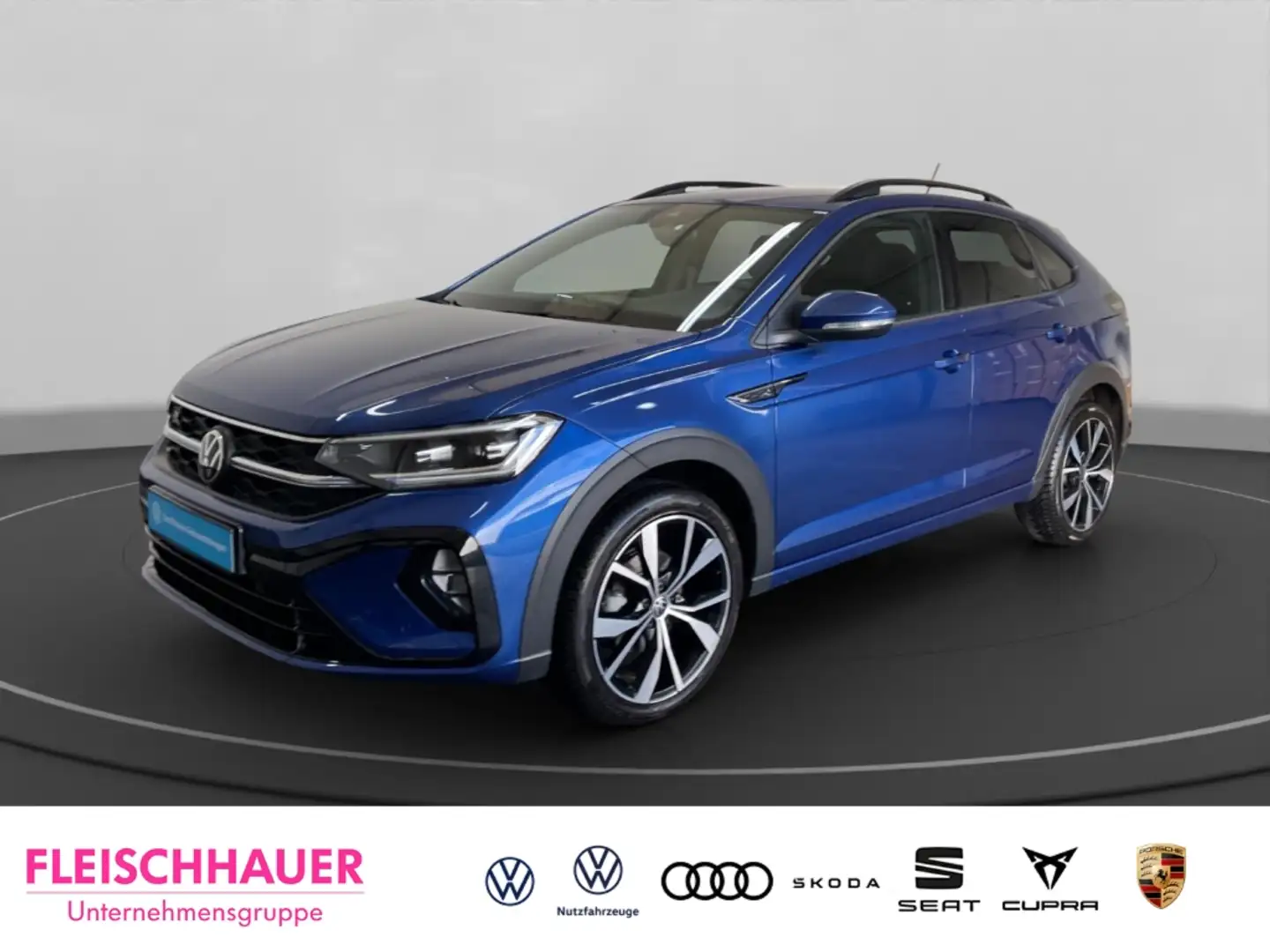 Volkswagen Taigo R-Line 1.5 TSI AHK Navi VC LED Matrix 18'' Blauw - 1