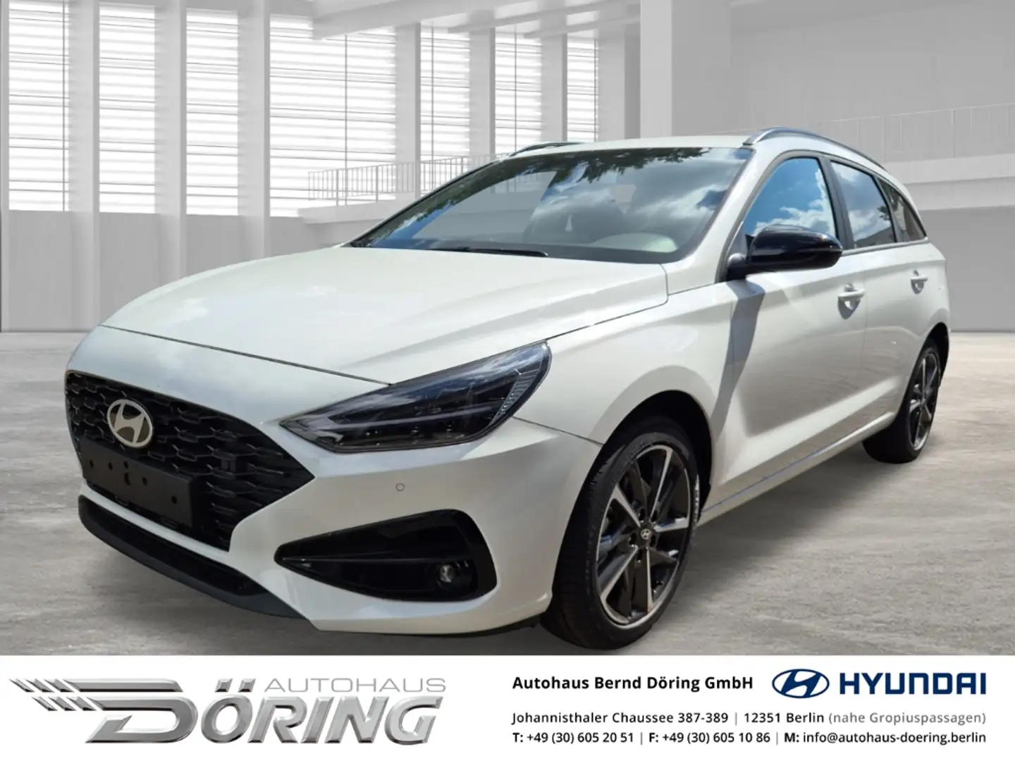 Hyundai i30 Kombi FL Advantage 1.0 Turbo Automatik 100PS Blanco - 1