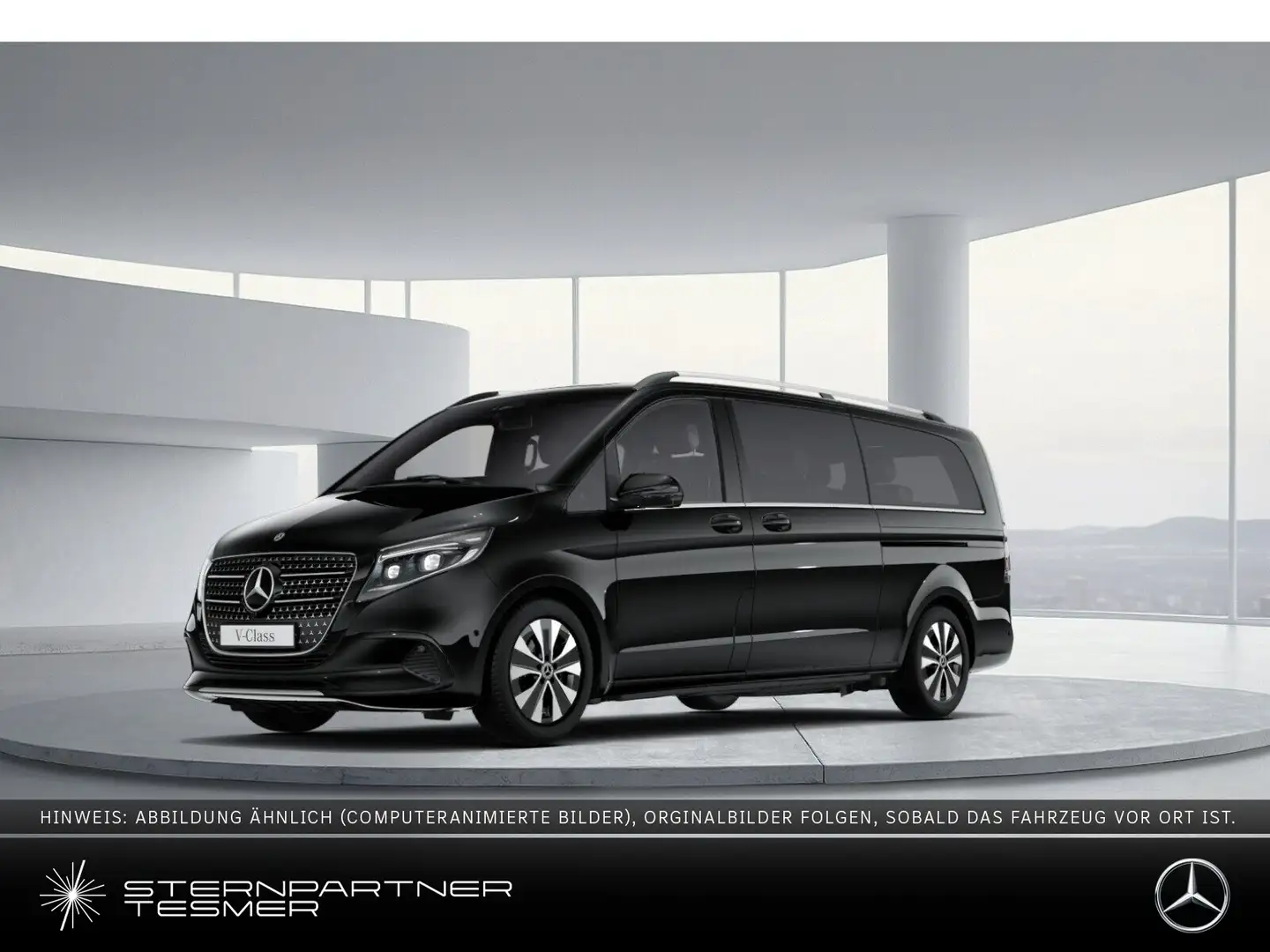 Mercedes-Benz V 300 d AVANTGARDE 8 Seats + EXTRALONG Schwarz - 1