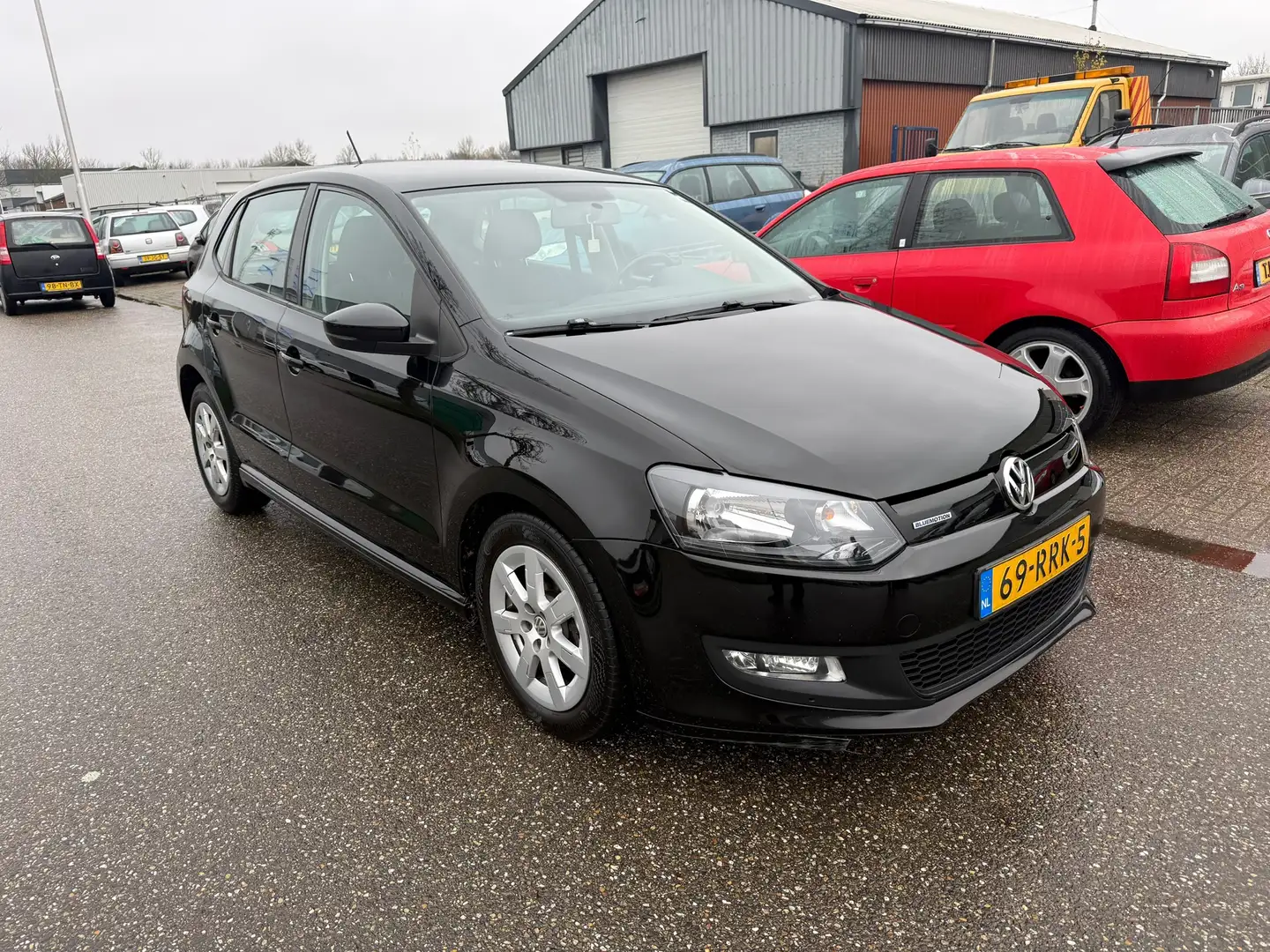 Volkswagen Polo 1.2 TDI BlueMotion Comfortline NAV.+ Airco Bj:2011 Zwart - 2