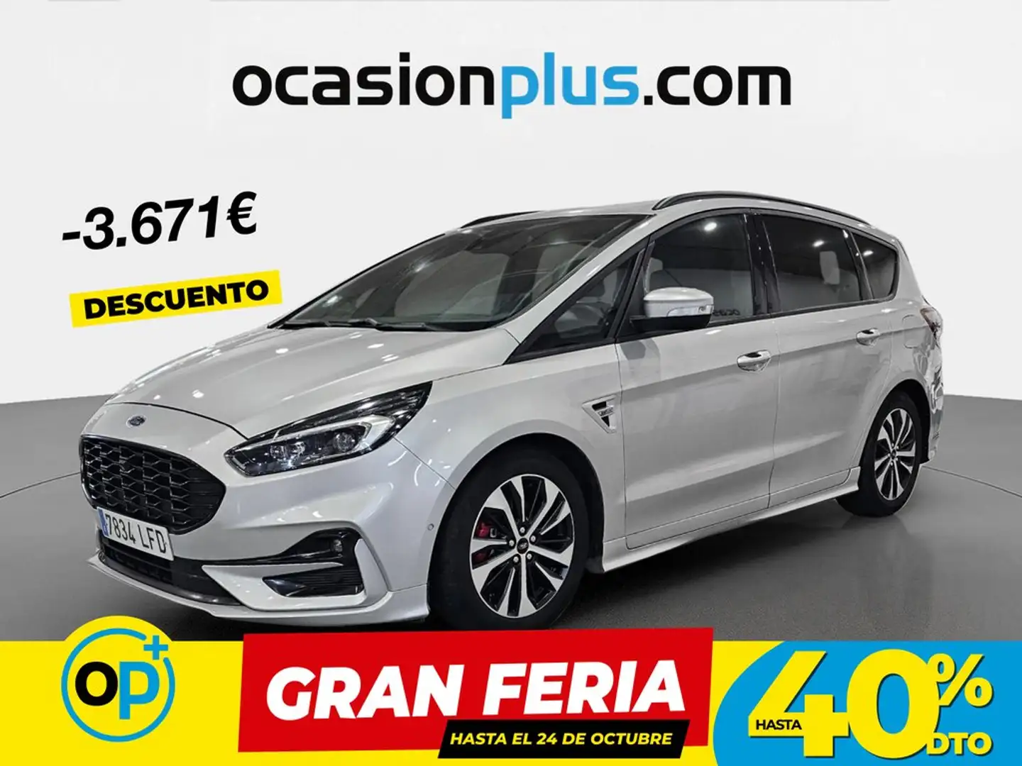 Ford S-Max 2.0TDCi Panther ST-Line Powershift 190 Gris - 1