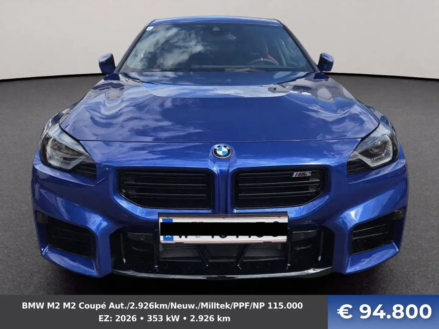 BMW M2 M2 Coupé Aut./2.926km/Neuw./Milltek/PPF/NP 115.000 Blau - 2