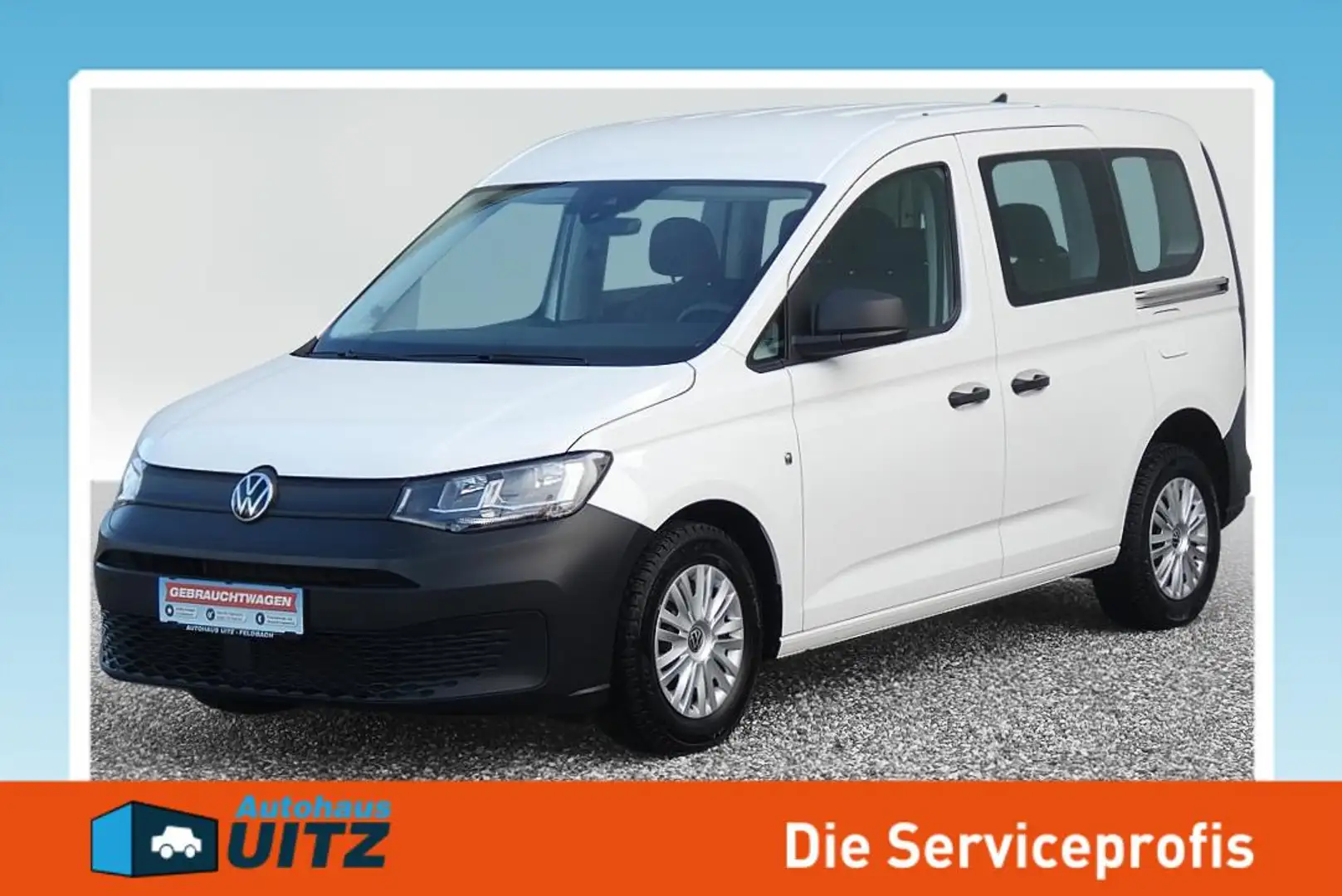 Volkswagen Caddy +PTS Weiß - 1