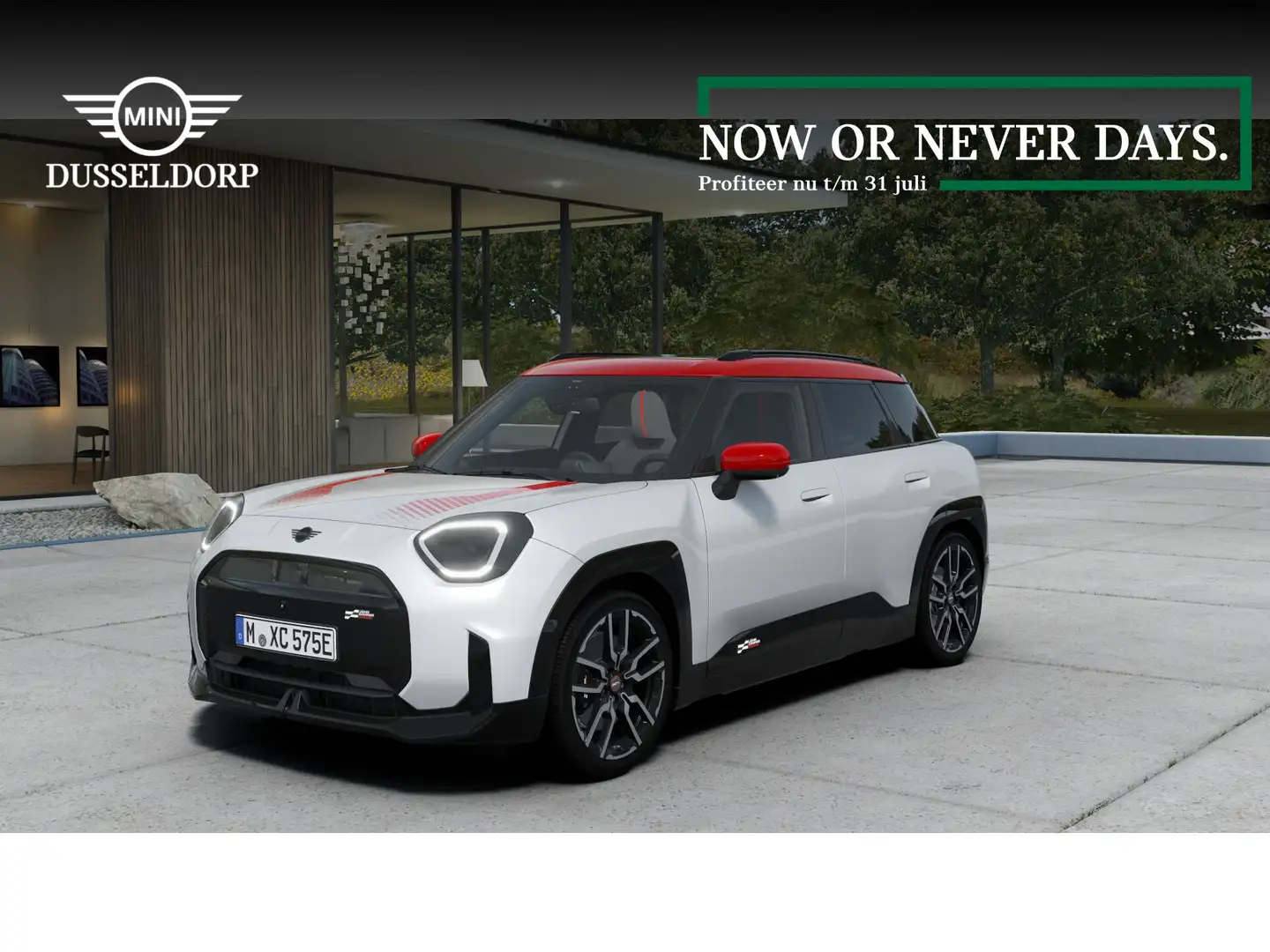 MINI Aceman E John Cooper Works Pakket XL PRIVATE LEASE EUR 52 Blanco - 1