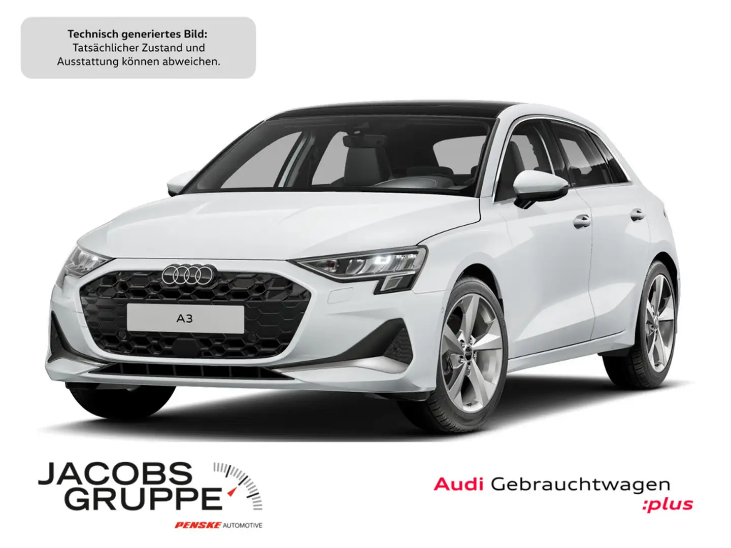Audi A3 Sportback 30 TFSI ACC/LED/PANO/PDC/Kamera/Business/Komfort/Klima/Si Weiß - 1
