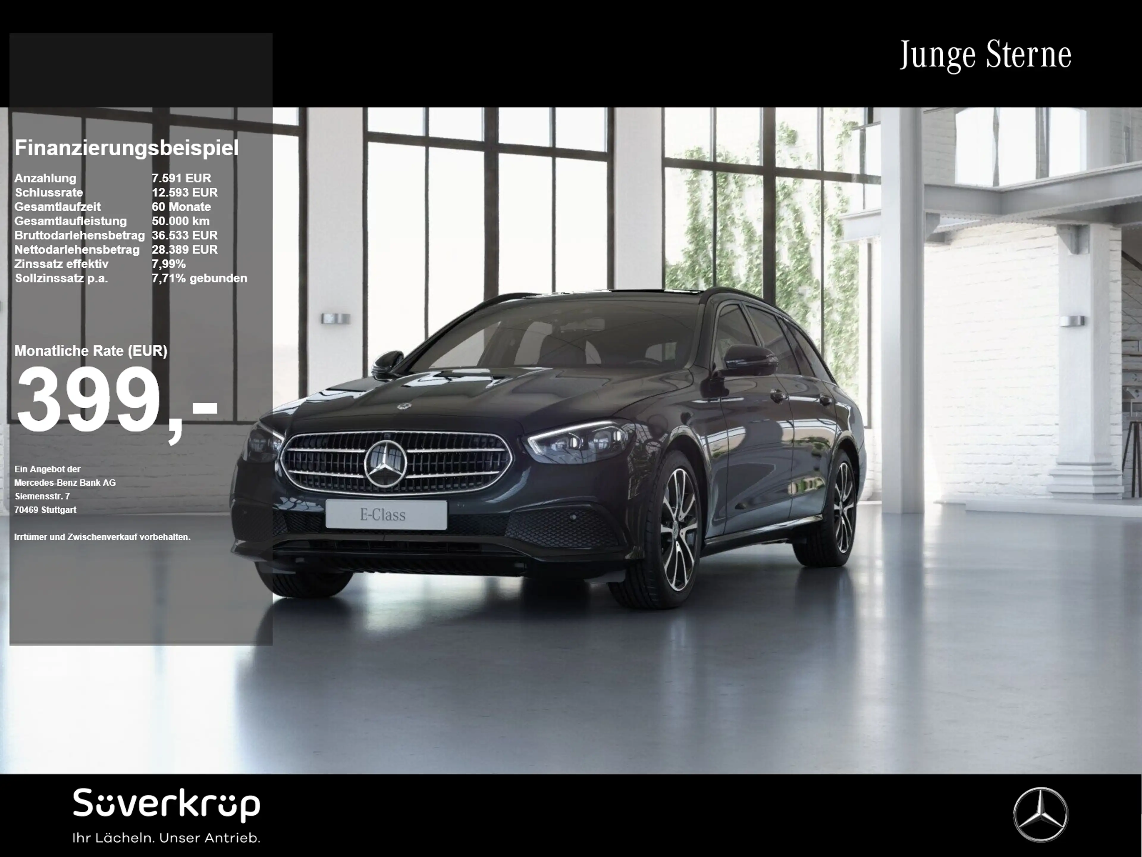 Mercedes-Benz E 400 d T 4M AVANTGARDE NIGHT WIDE MEMO MULTI