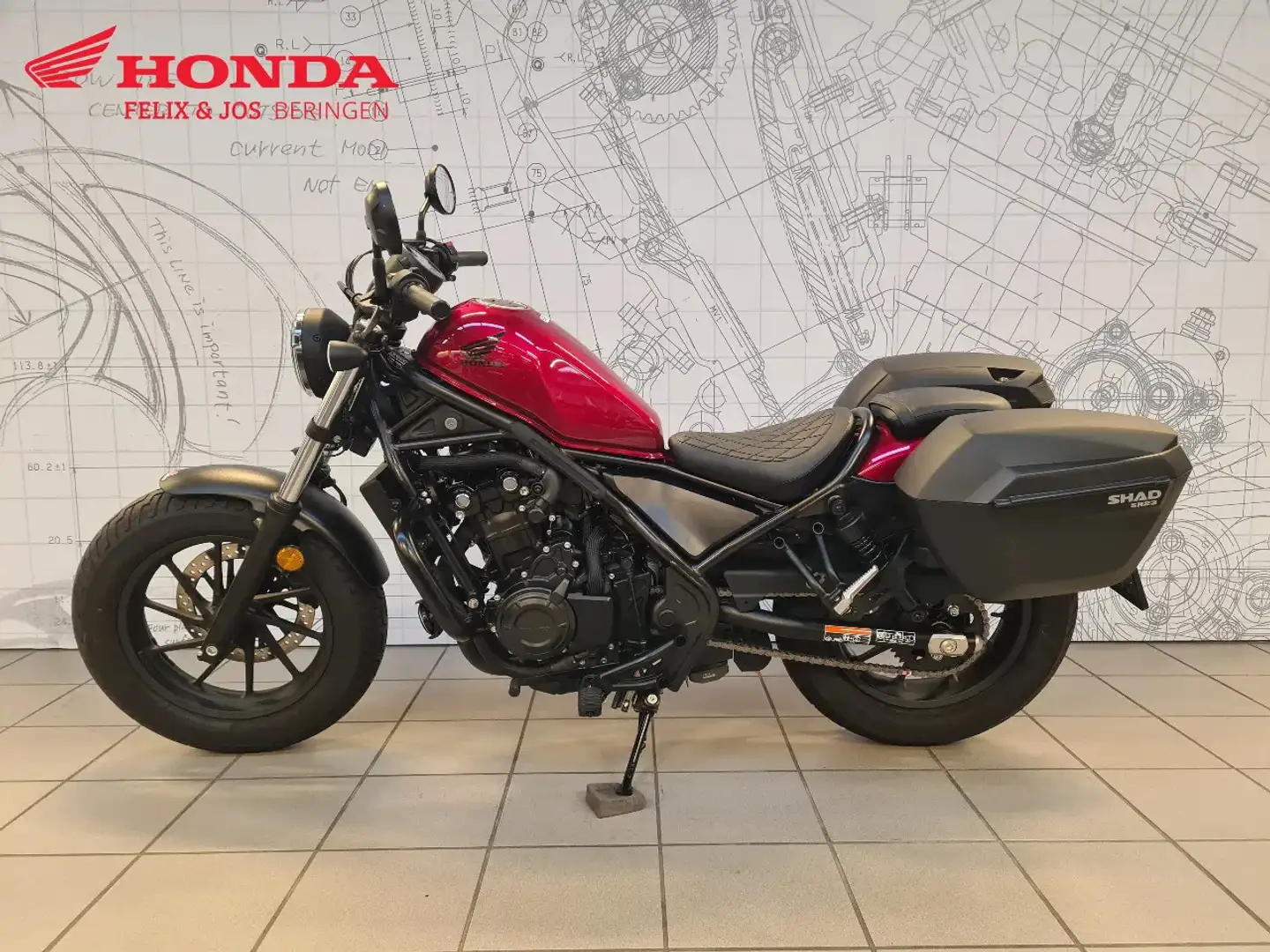 Honda CMX 500 Rebel Rouge - 2