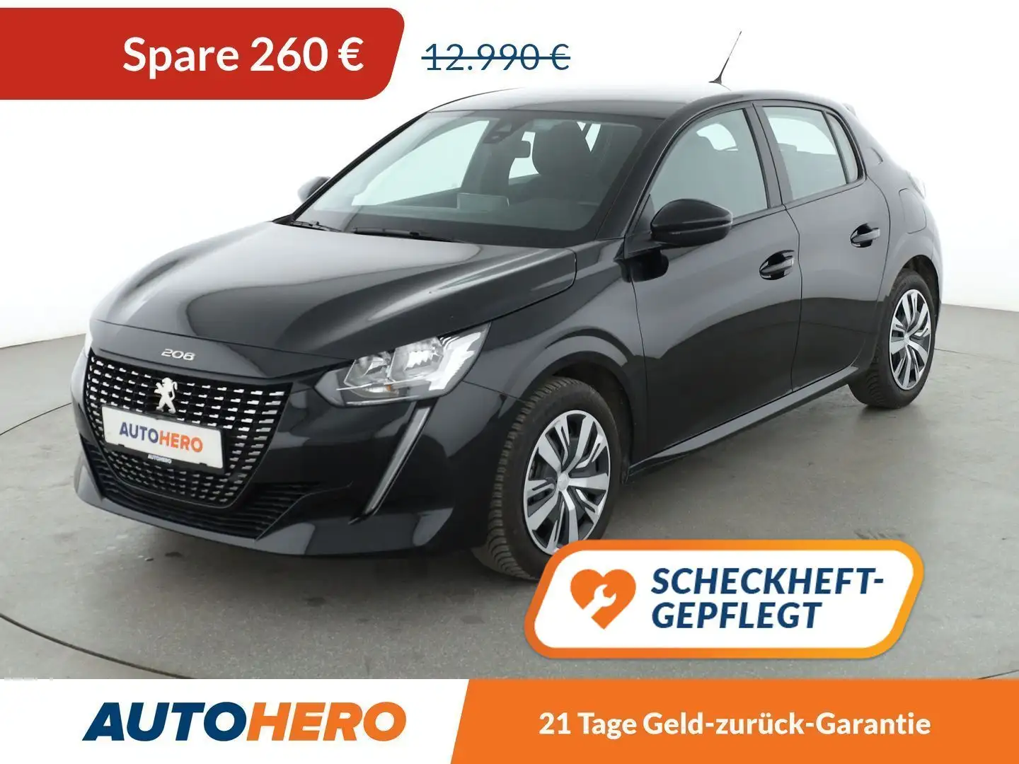Peugeot 208 1.2 PureTech Active*TEMPO*PDC*SHZ*KLIMA* Noir - 1