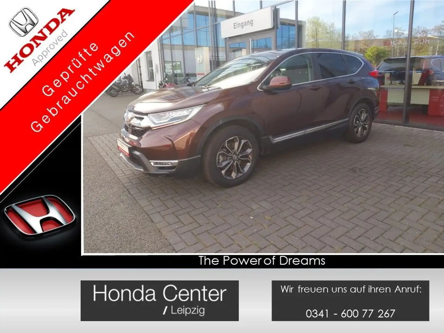Honda CR-V 2.0 i-MMD HYBRID 4WD Elegance Navi/LED Braun - 1