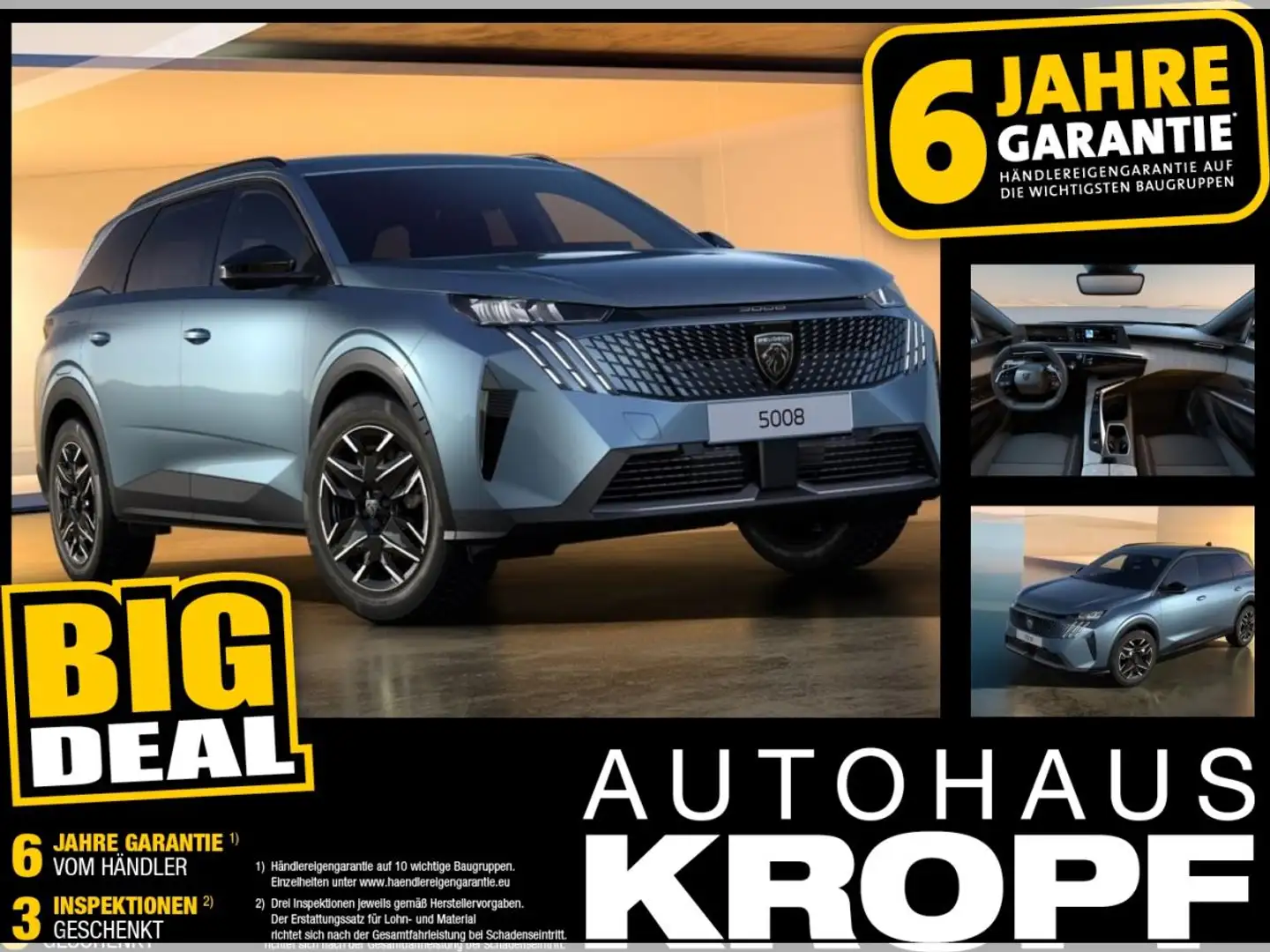 Peugeot 5008 Allure Hybrid Blau - 1