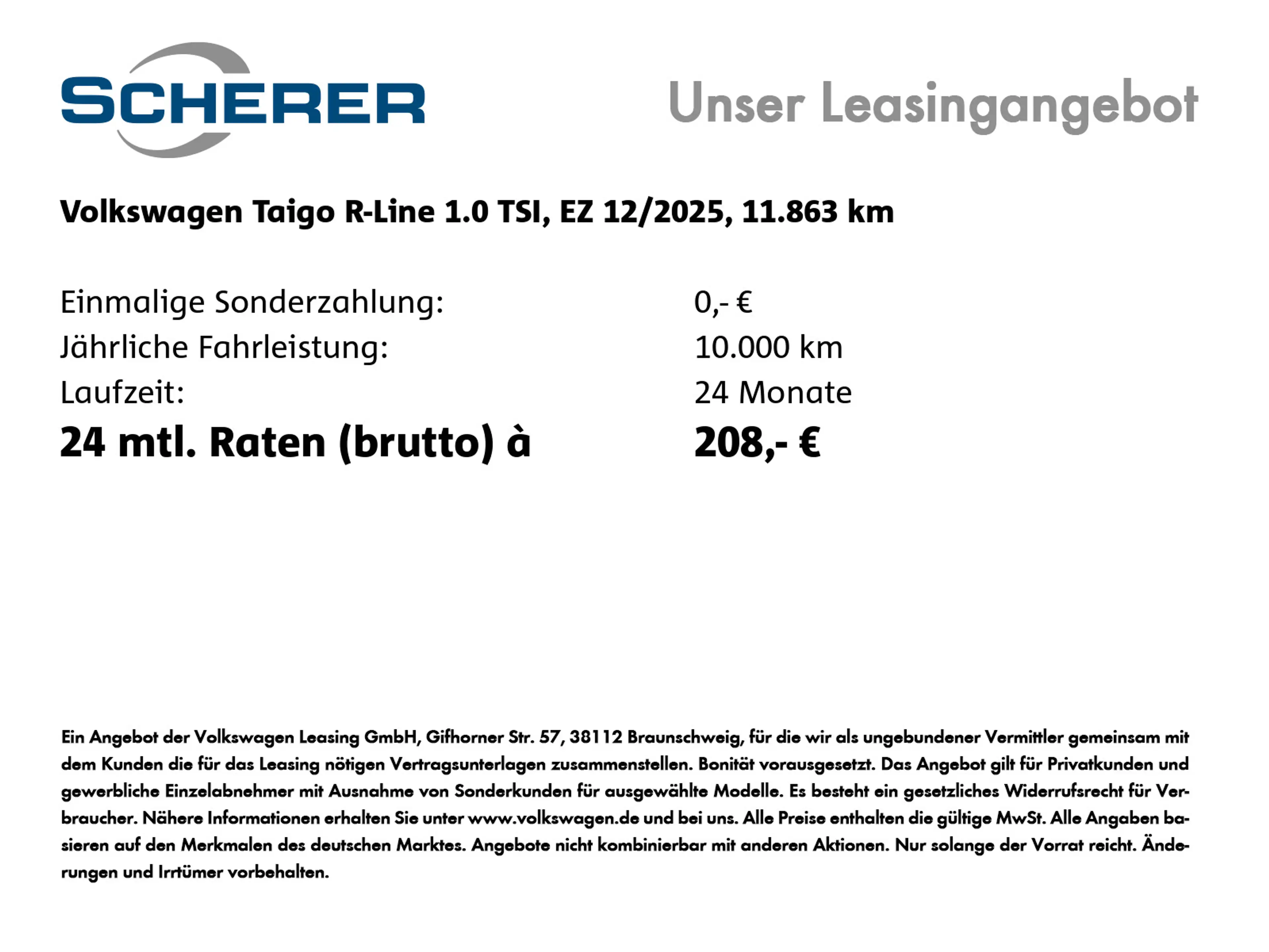 Volkswagen Taigo R-Line 1,0 TSI | ACC | Anschlussgarantie | — photo 2