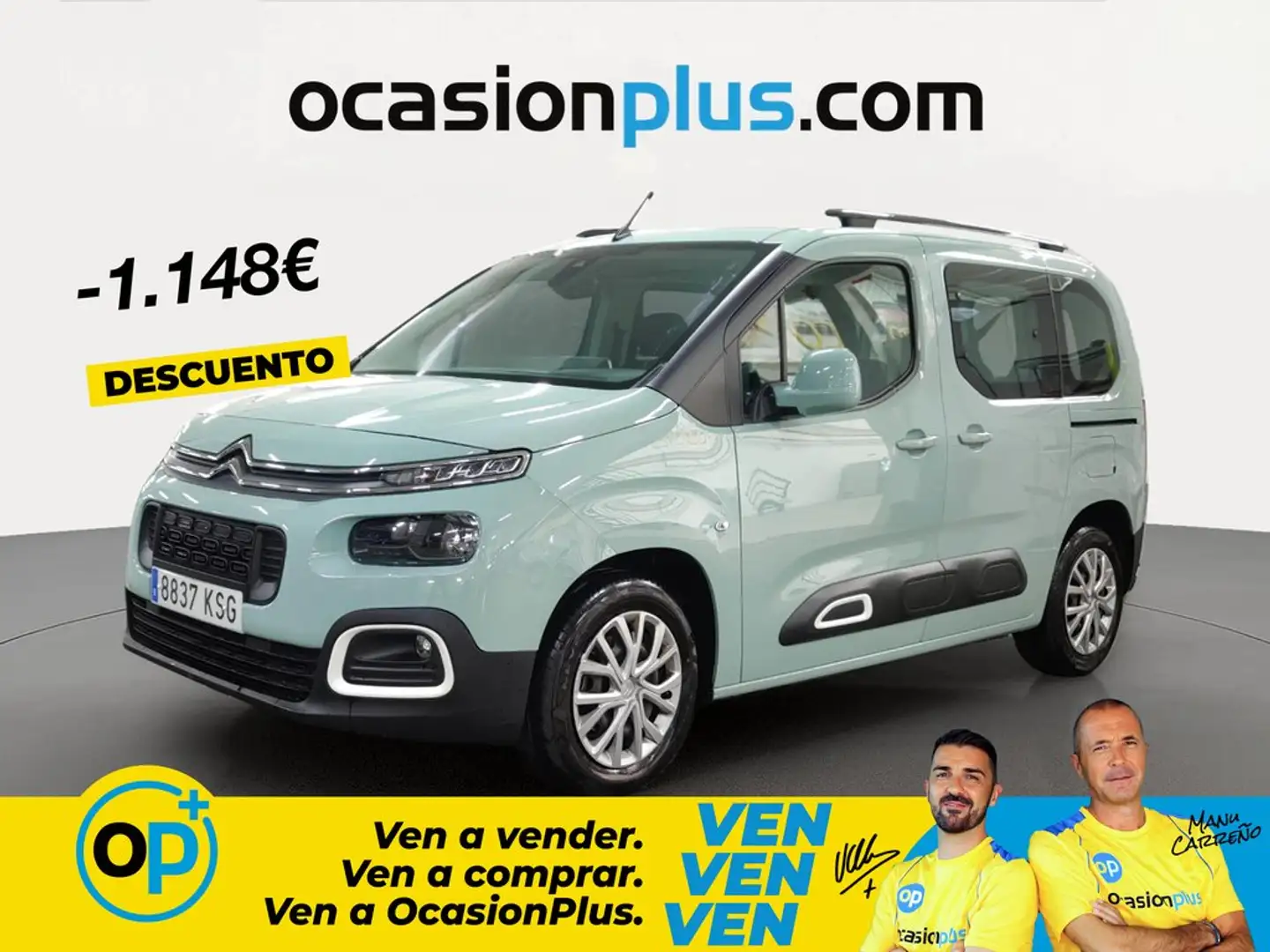 Citroen Berlingo BlueHDi S&S Talla M Feel 100 Verde - 1