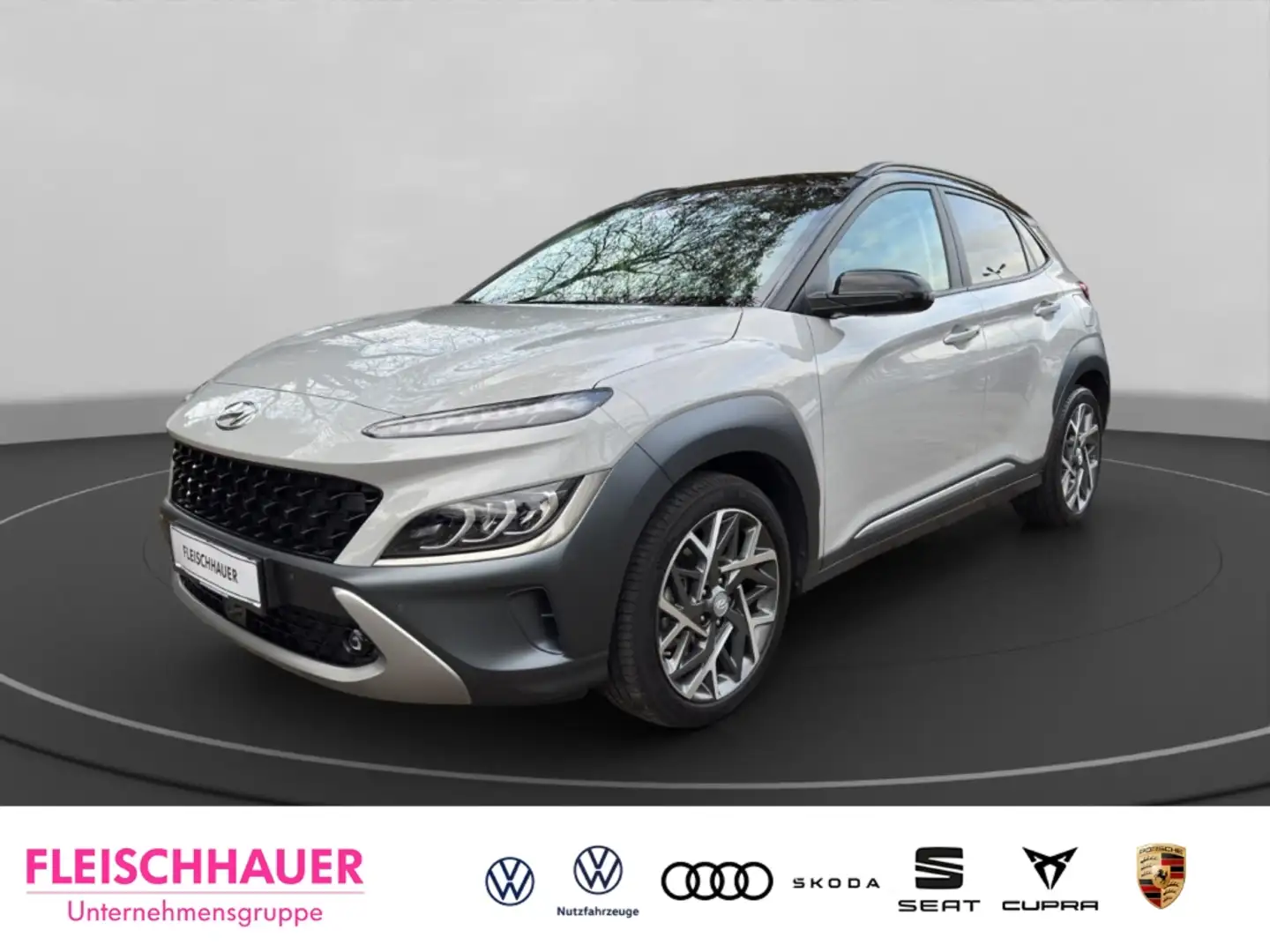 Hyundai KONA Prime Hybrid 2WD HUD Navi Leder Soundsystem Klimas Gris - 1