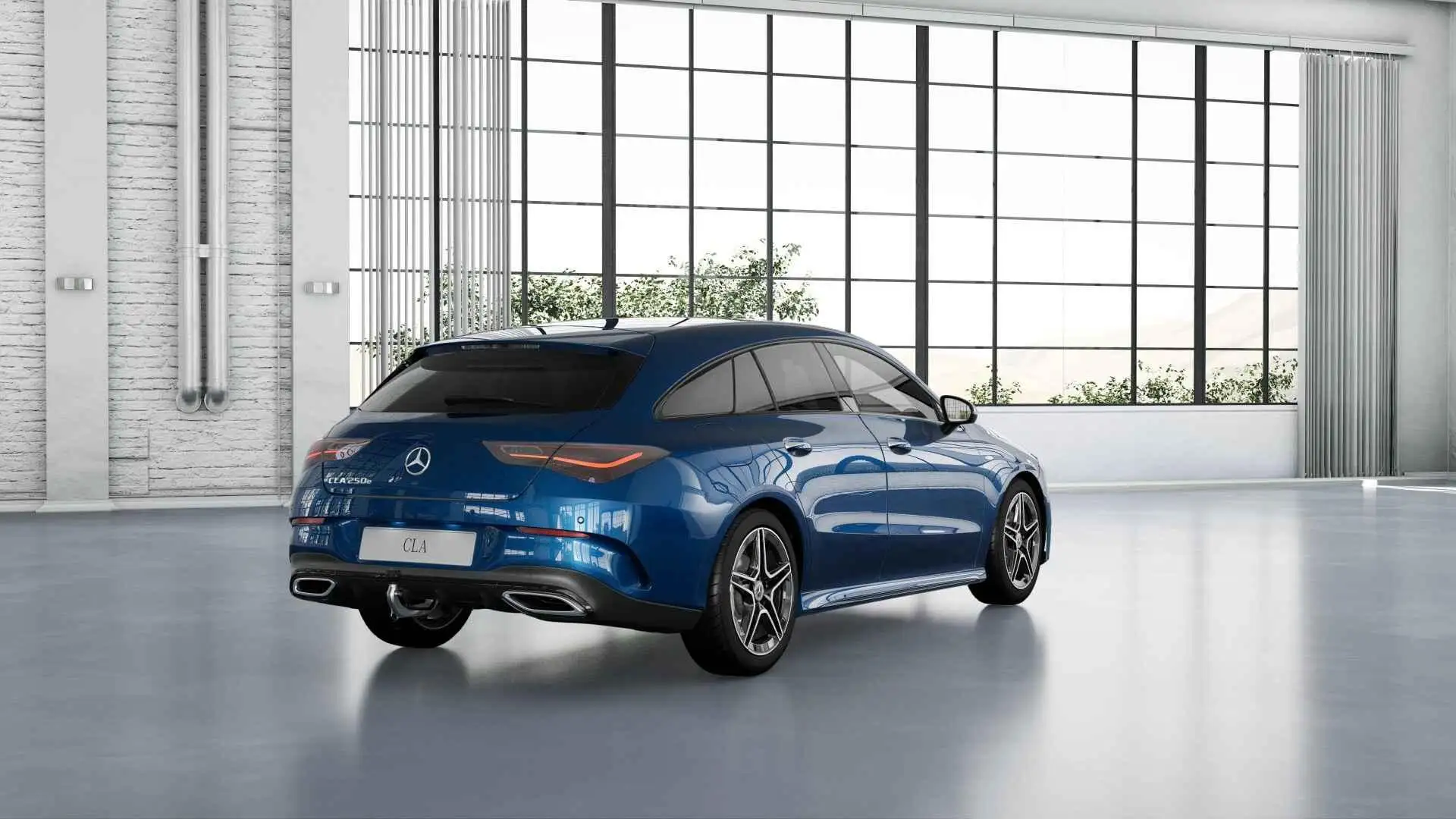 Mercedes-Benz CLA 250 Shooting Brake 250e Business Solution AMG Blauw - 2