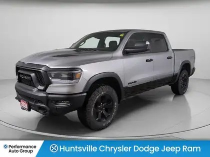 Silver 2024 RAM 1500 Pickup Truck Four-Wheel Drive Automatic