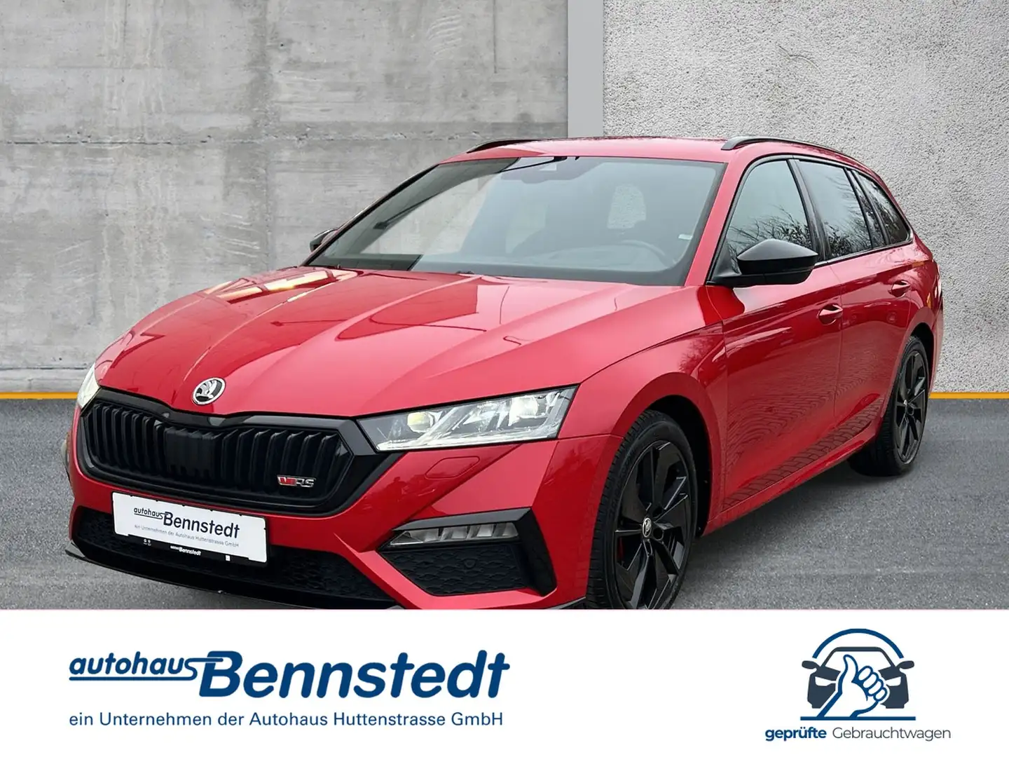 Skoda Octavia Combi RS TDI DSG 4x4 HuD ACC AHK Rot - 1