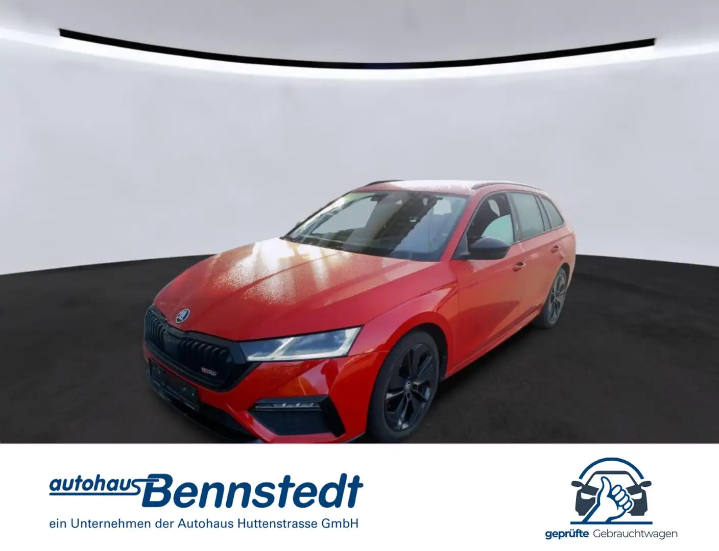 Skoda Octavia Combi RS TDI DSG 4x4 HuD ACC AHK Rot - 1