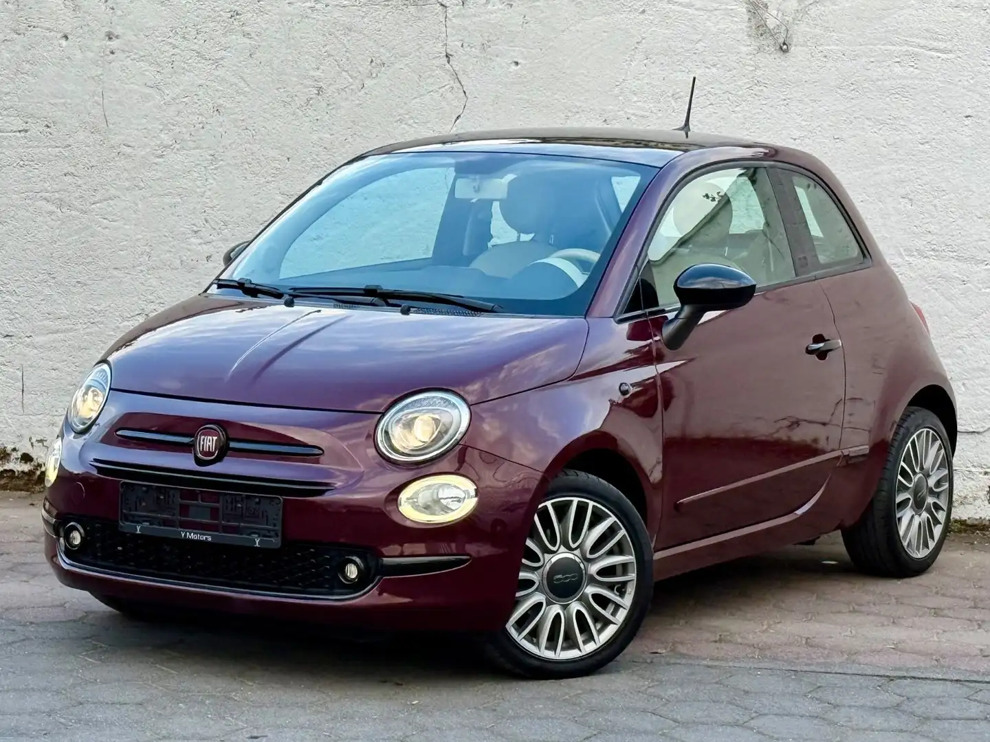 Fiat 500 /Automatik/Panorama/Navi/Kilmaautomatik/ Violett - 1