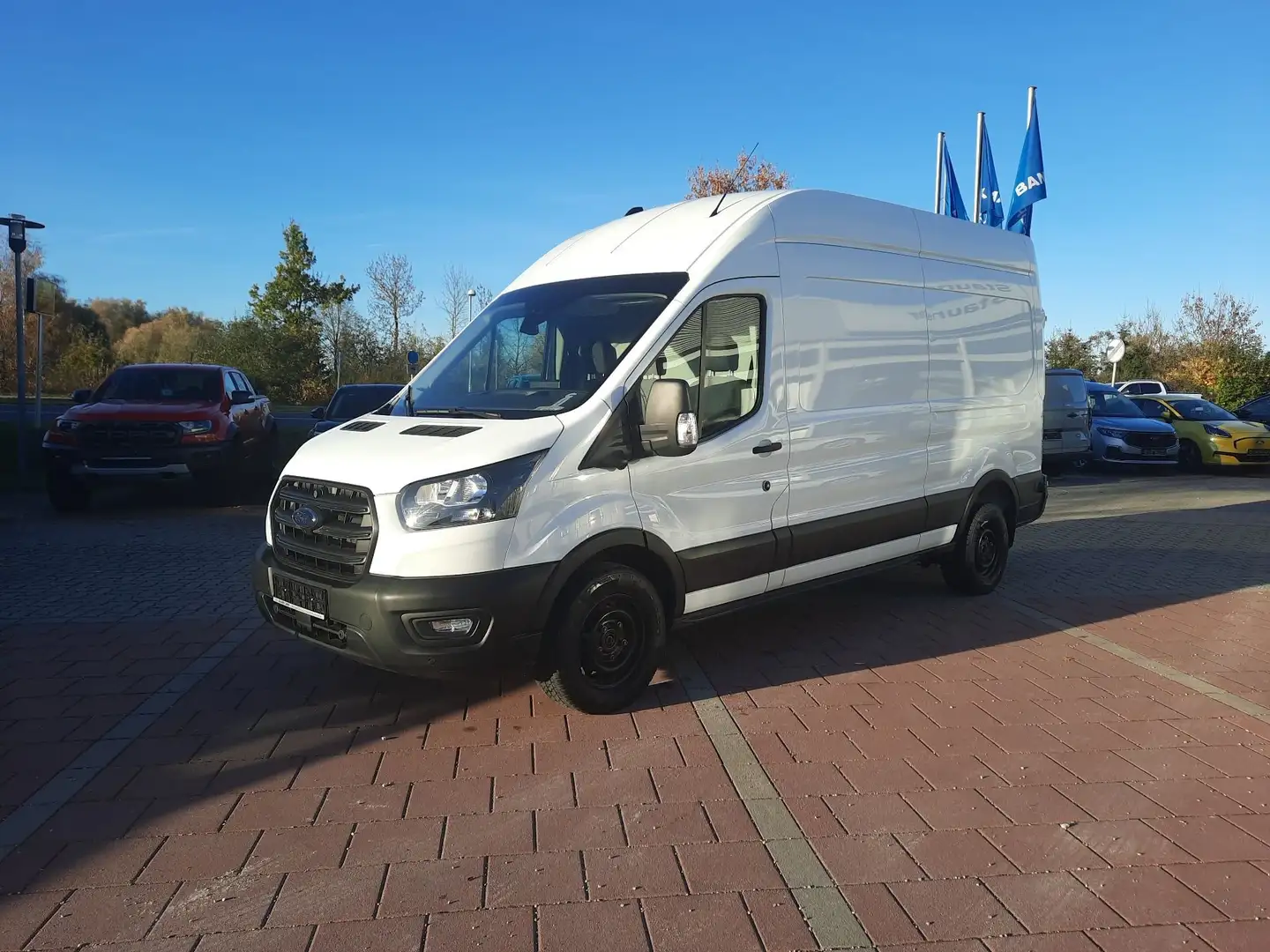 Ford Transit Kasten 350 L3 H3 Trend ACC/360°KAMERA Sitzh Biały - 2