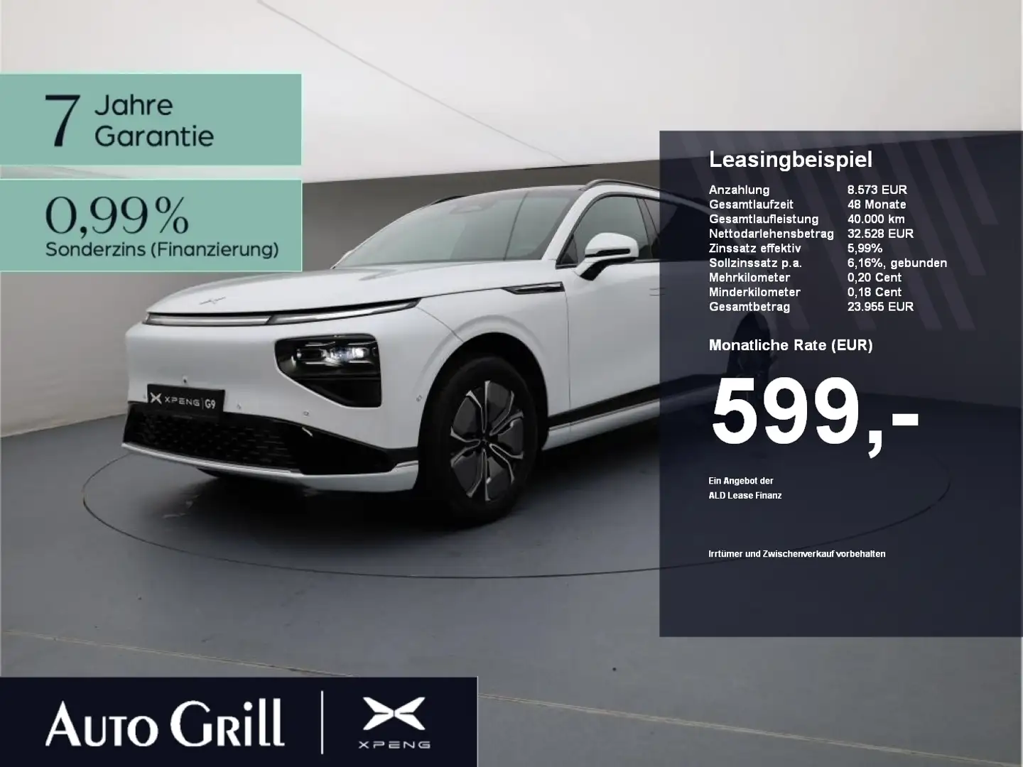 Xpeng G9 RWD Long Range Modell24 PremiumP ACC CarPlay Alb - 1