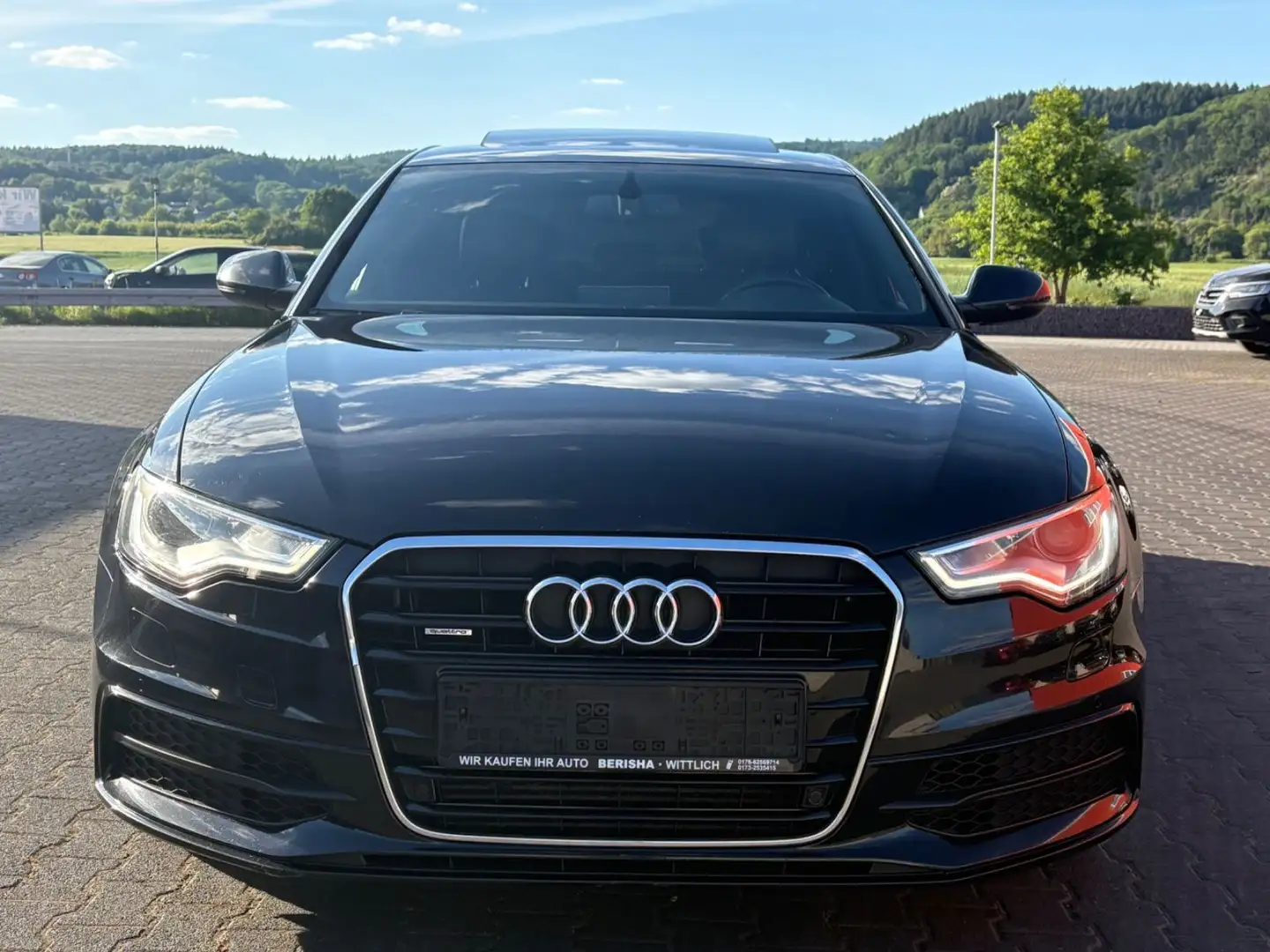 Audi A6 quattro 3.0 S-line Leder 20Zoll 1Hand Xenon Schwarz - 2