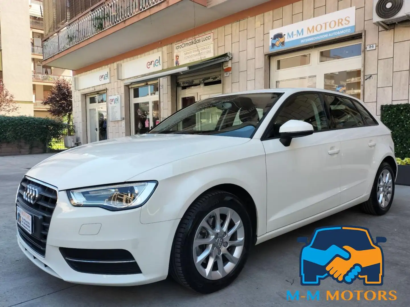 Audi A3 SPB 1.6 TDI 110 CV Ambition *KM CERTIFICATI* Wit - 1