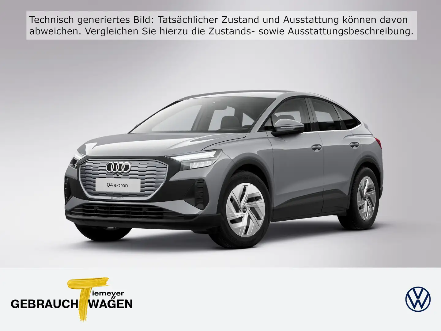 Audi Q4 e-tron Sportback 40 KAMERA DAB+ STDHZG AHK Grau - 1
