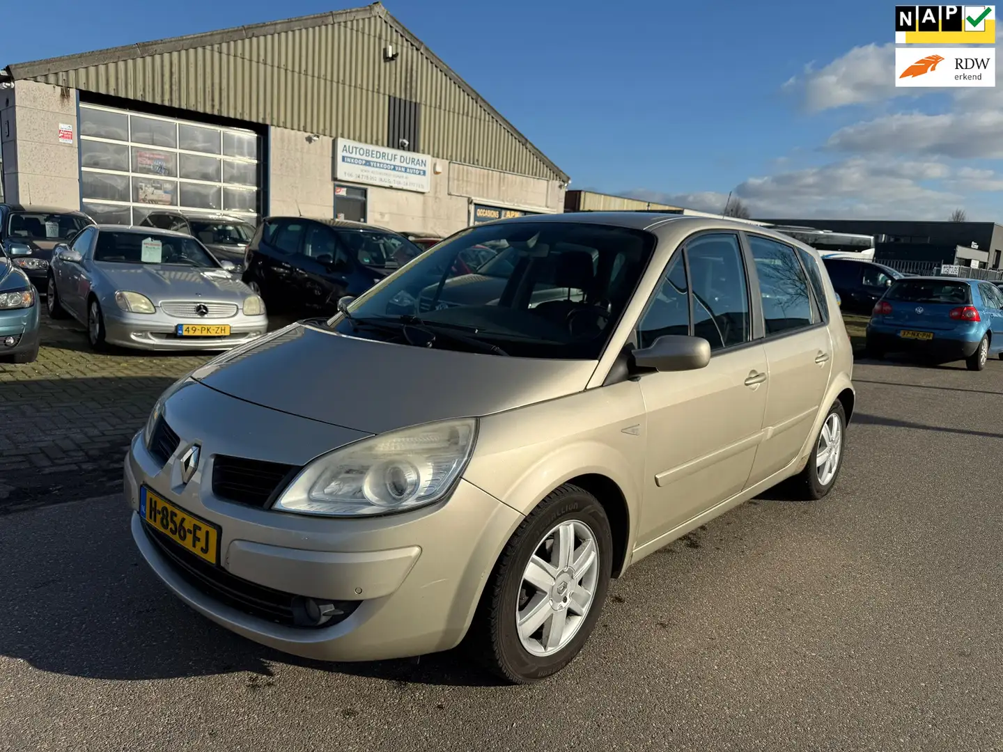 Renault Scenic 1.6-16V Expression Basis Airco Bj:2008 Grijs - 1